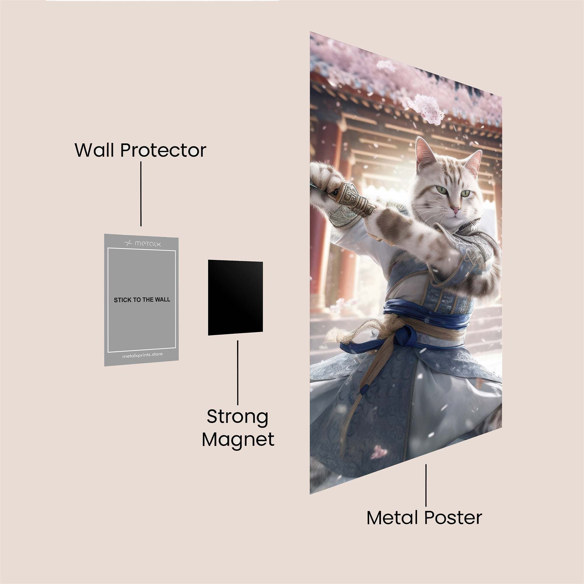 Samurai Serenity Safe Wall Magnetic / M