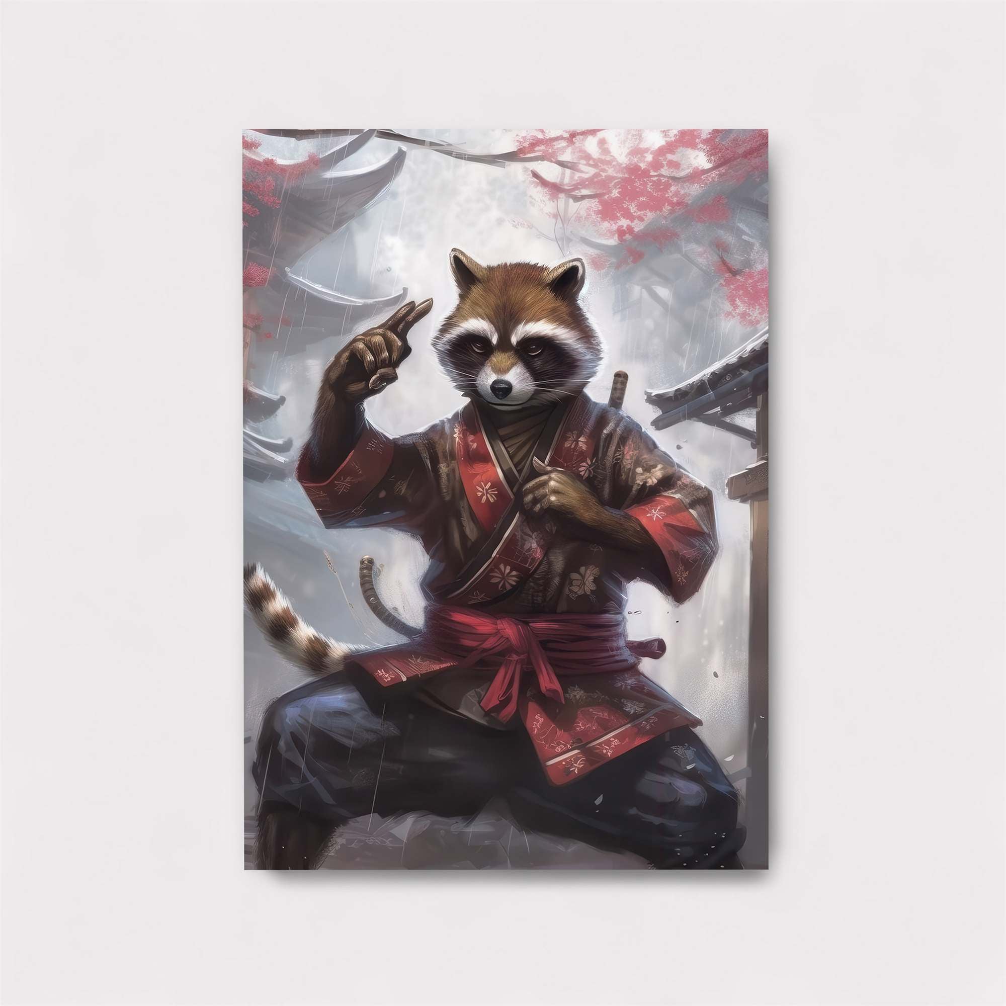 Raccoon Ronin Safe Wall Magnetic / M