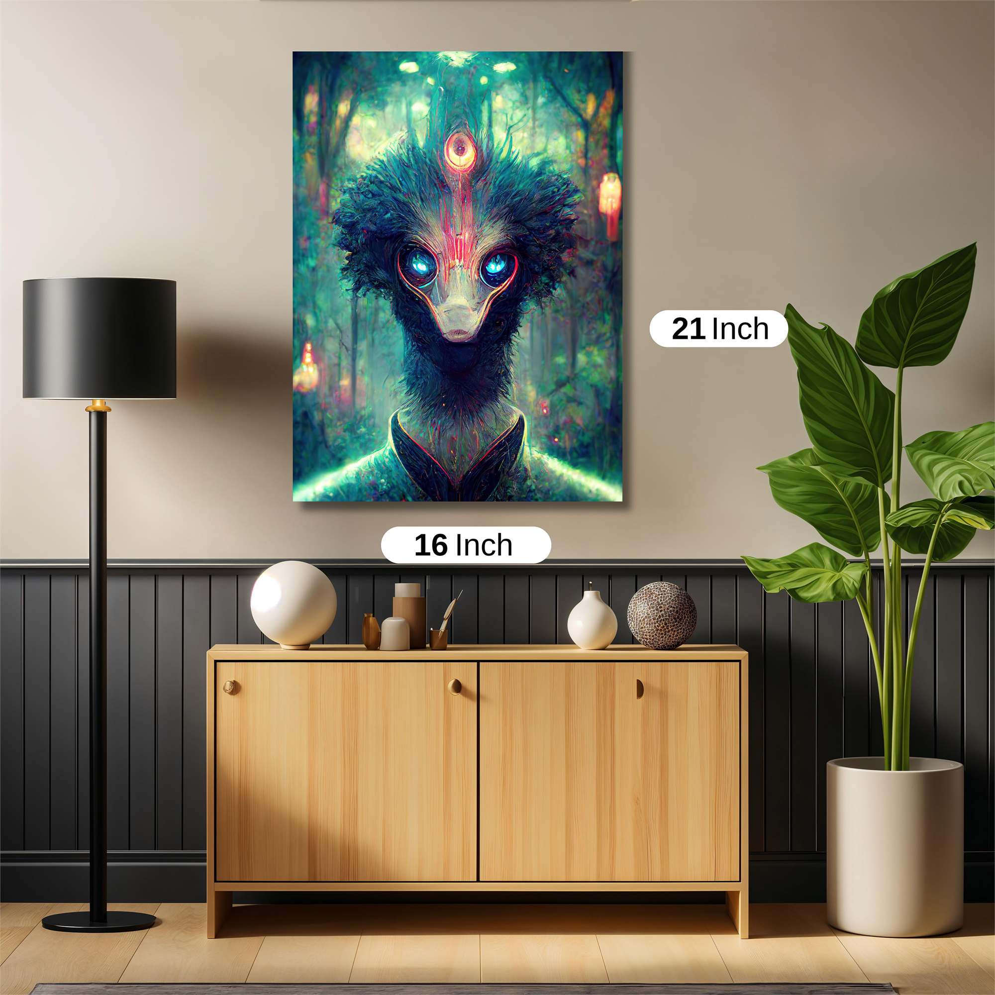Alien Serenity Safe Wall Magnetic / M
