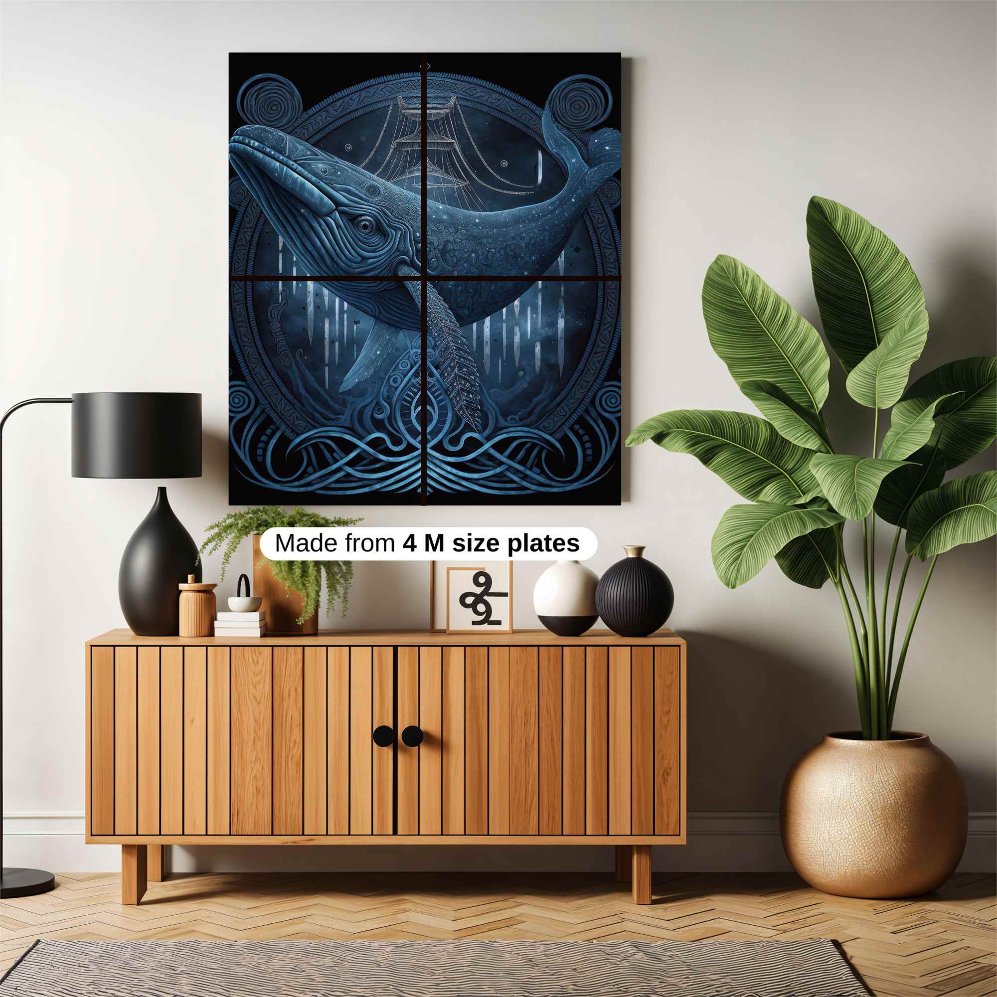 Whale Enigma Safe Wall Magnetic / M