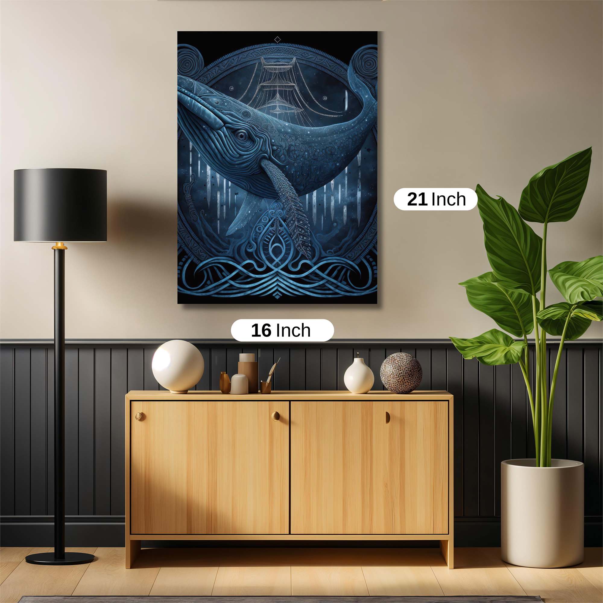 Whale Enigma Safe Wall Magnetic / M