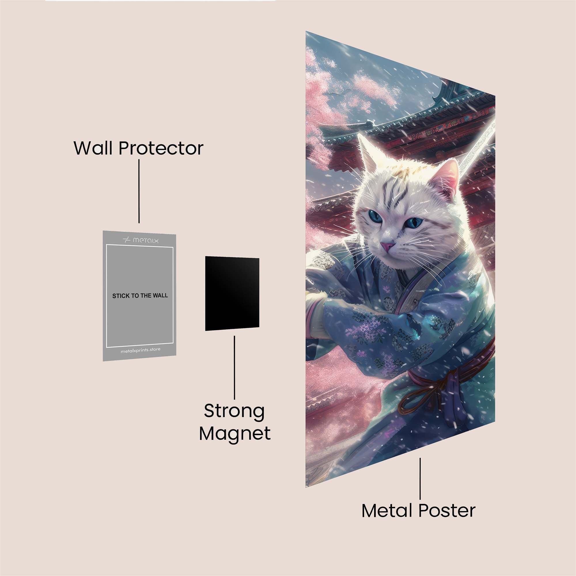 Samurai Serenity Safe Wall Magnetic / M