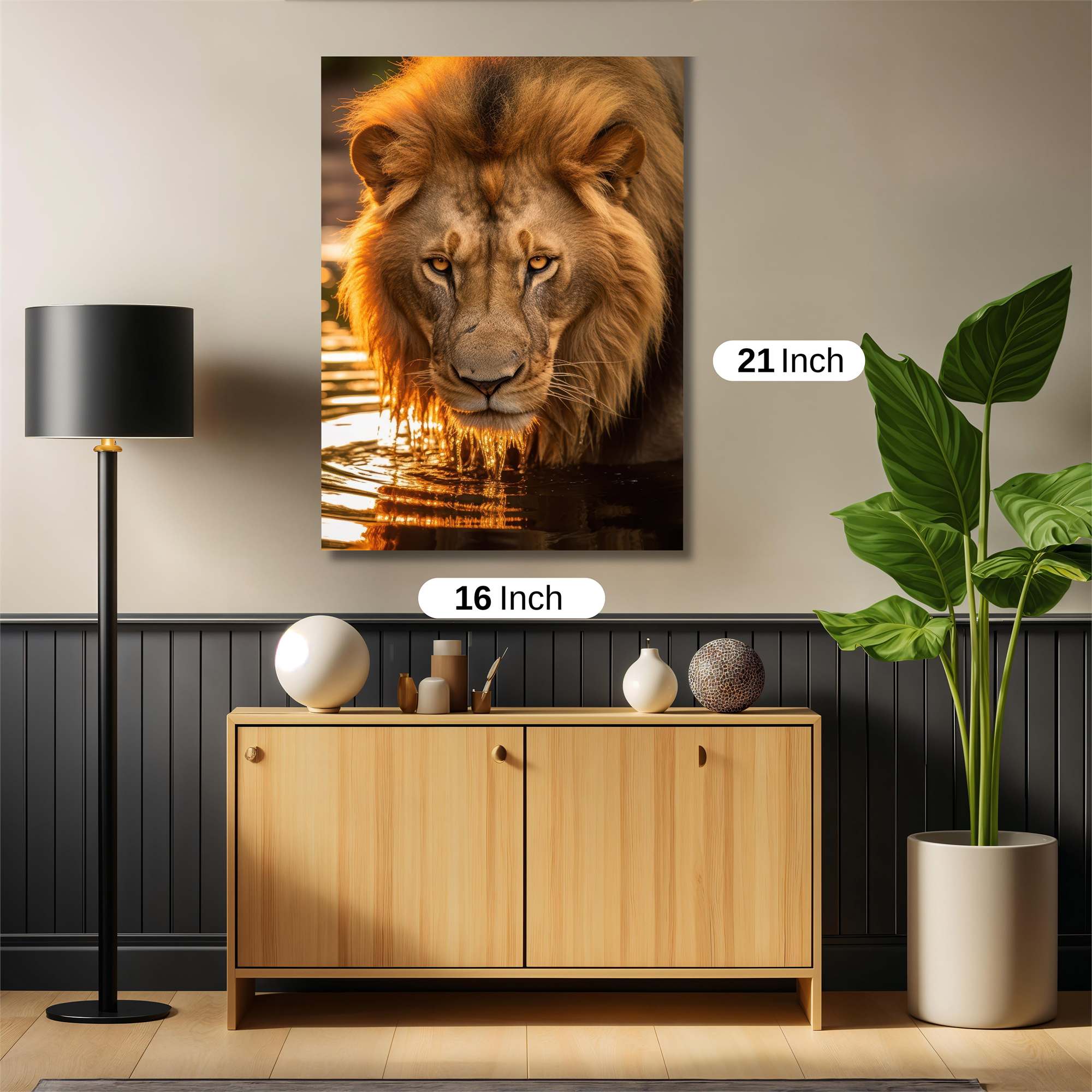 Lion Serenity Safe Wall Magnetic / M