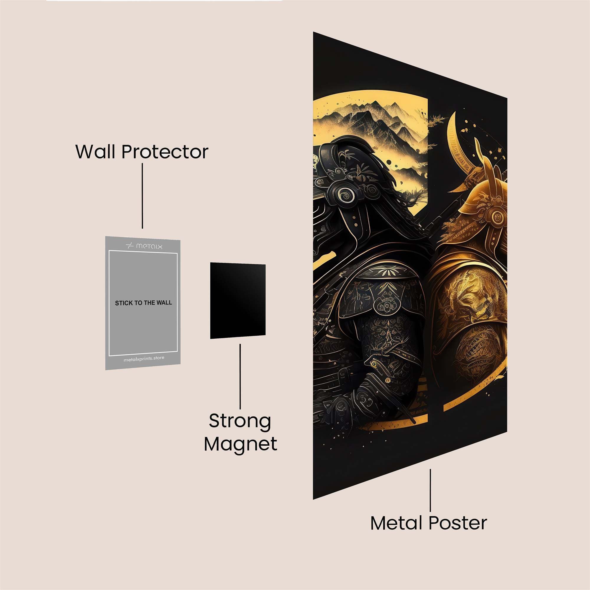 Samurai Serenity Safe Wall Magnetic / M
