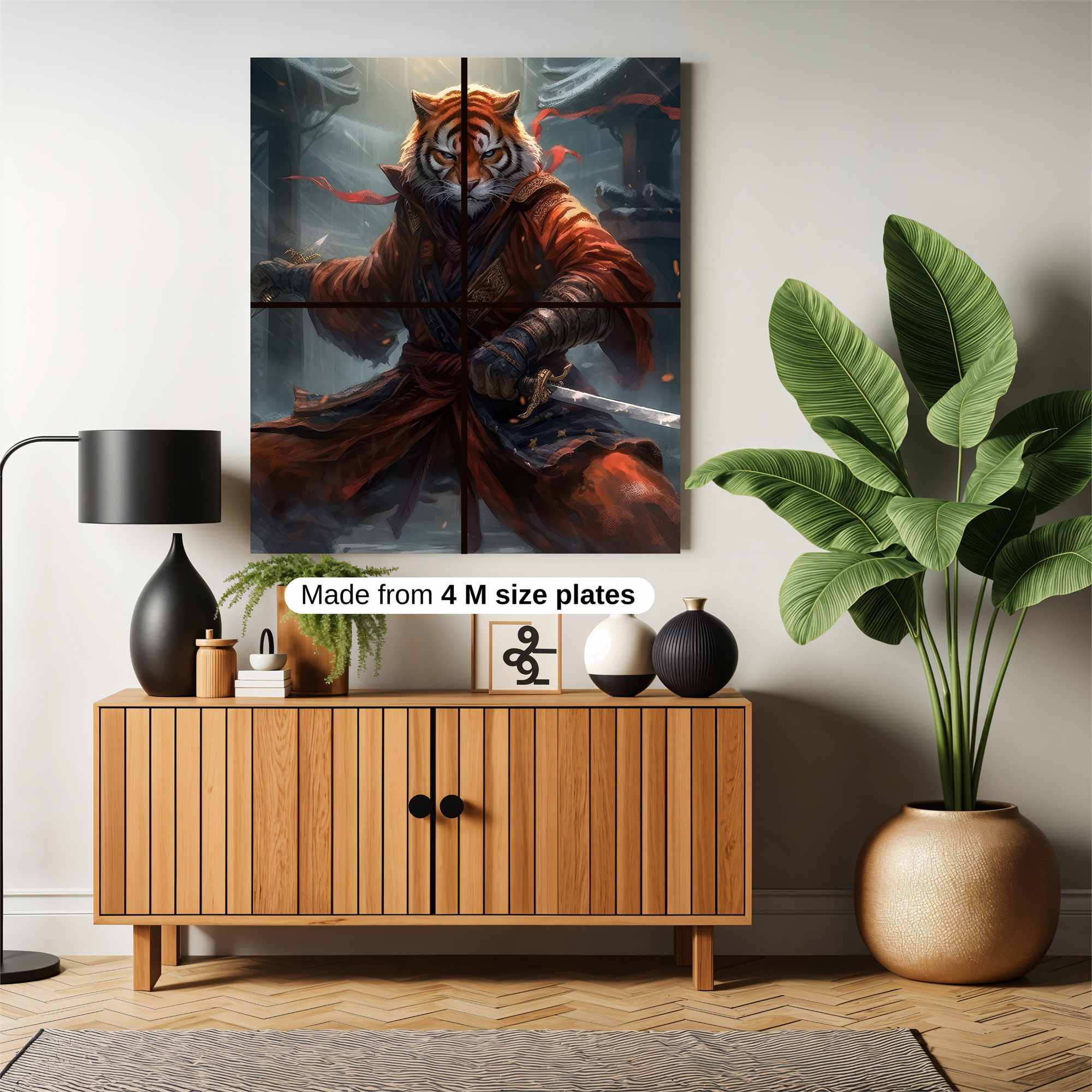 Tiger Ninja Safe Wall Magnetic / M