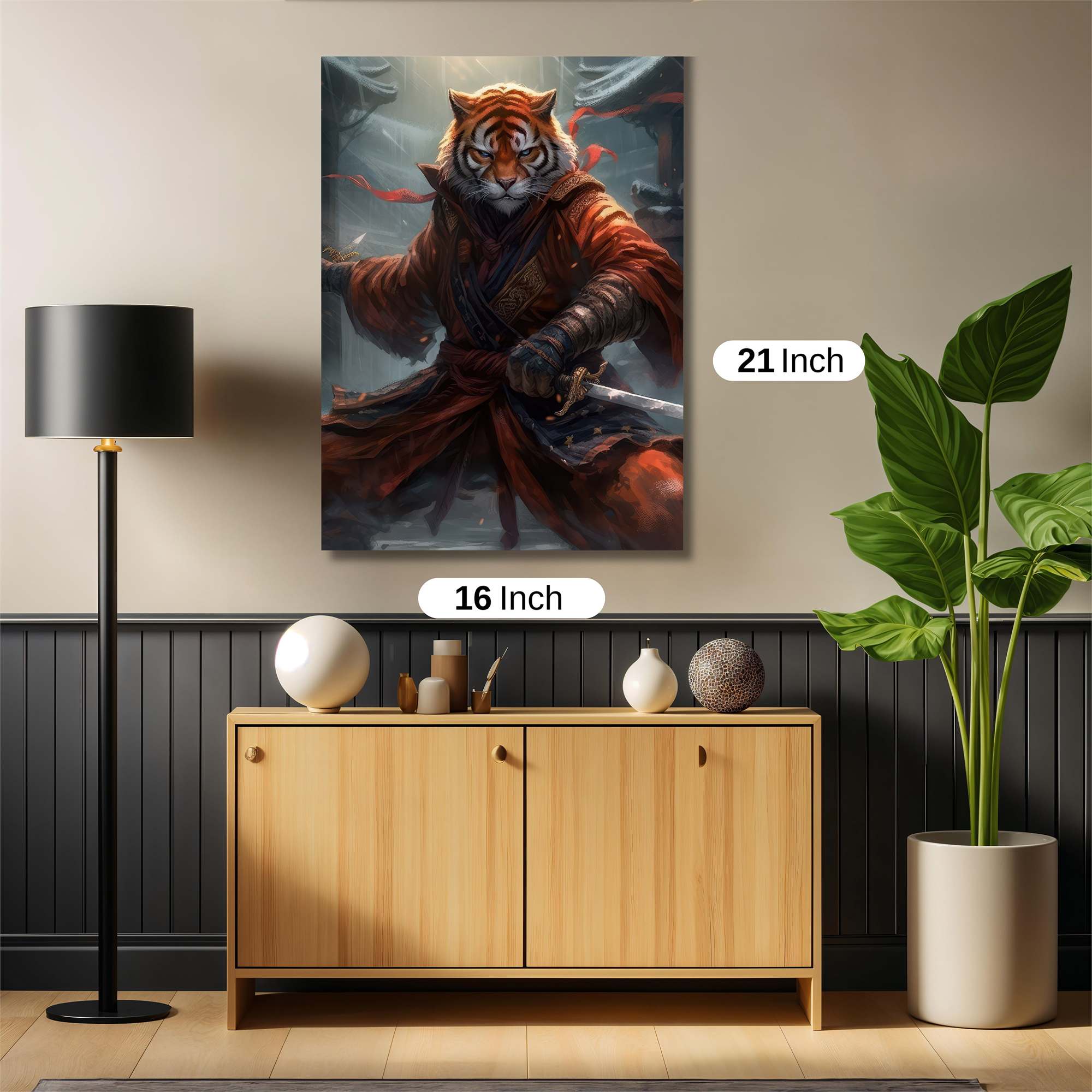 Tiger Ninja Safe Wall Magnetic / M
