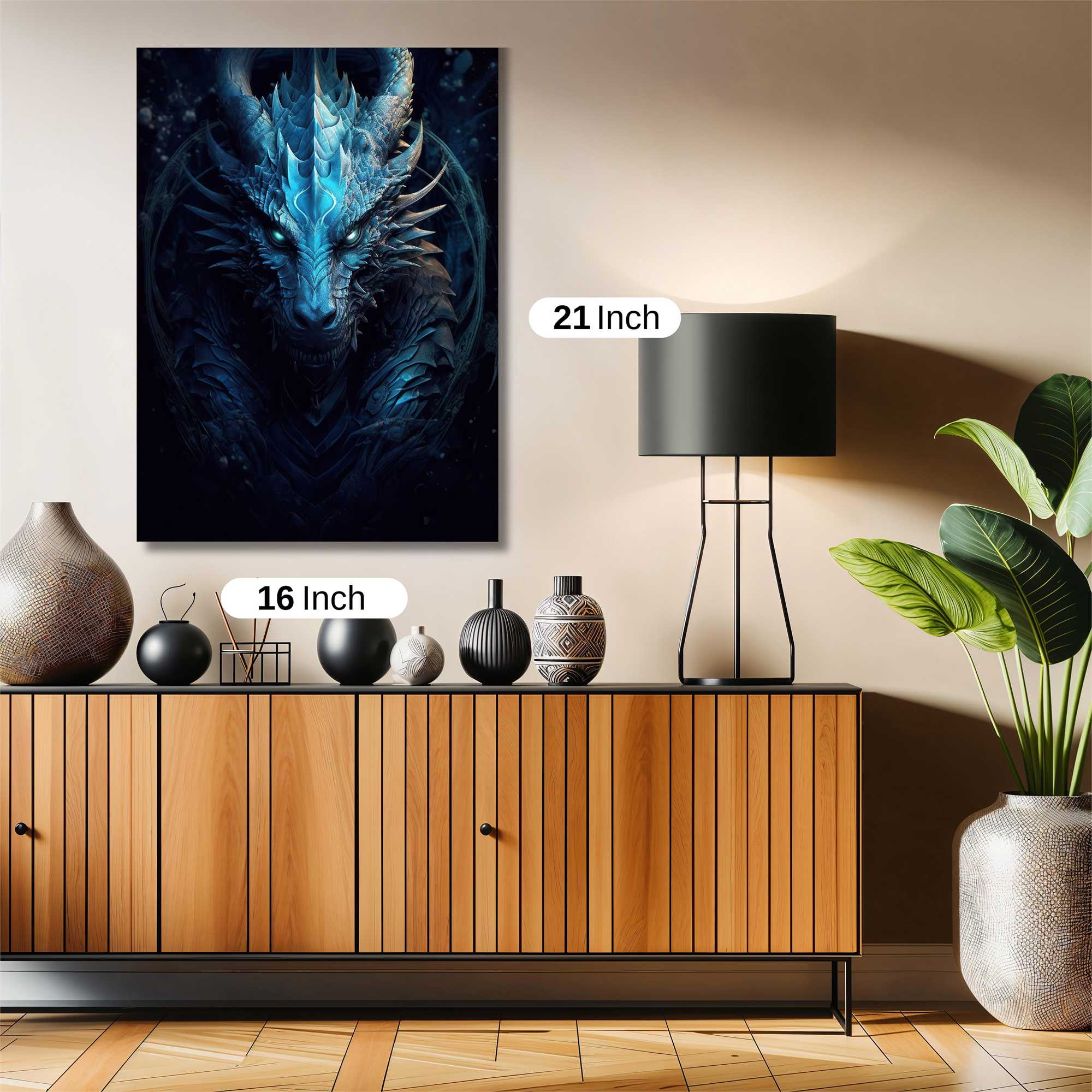 Azure Menace Safe Wall Magnetic / M