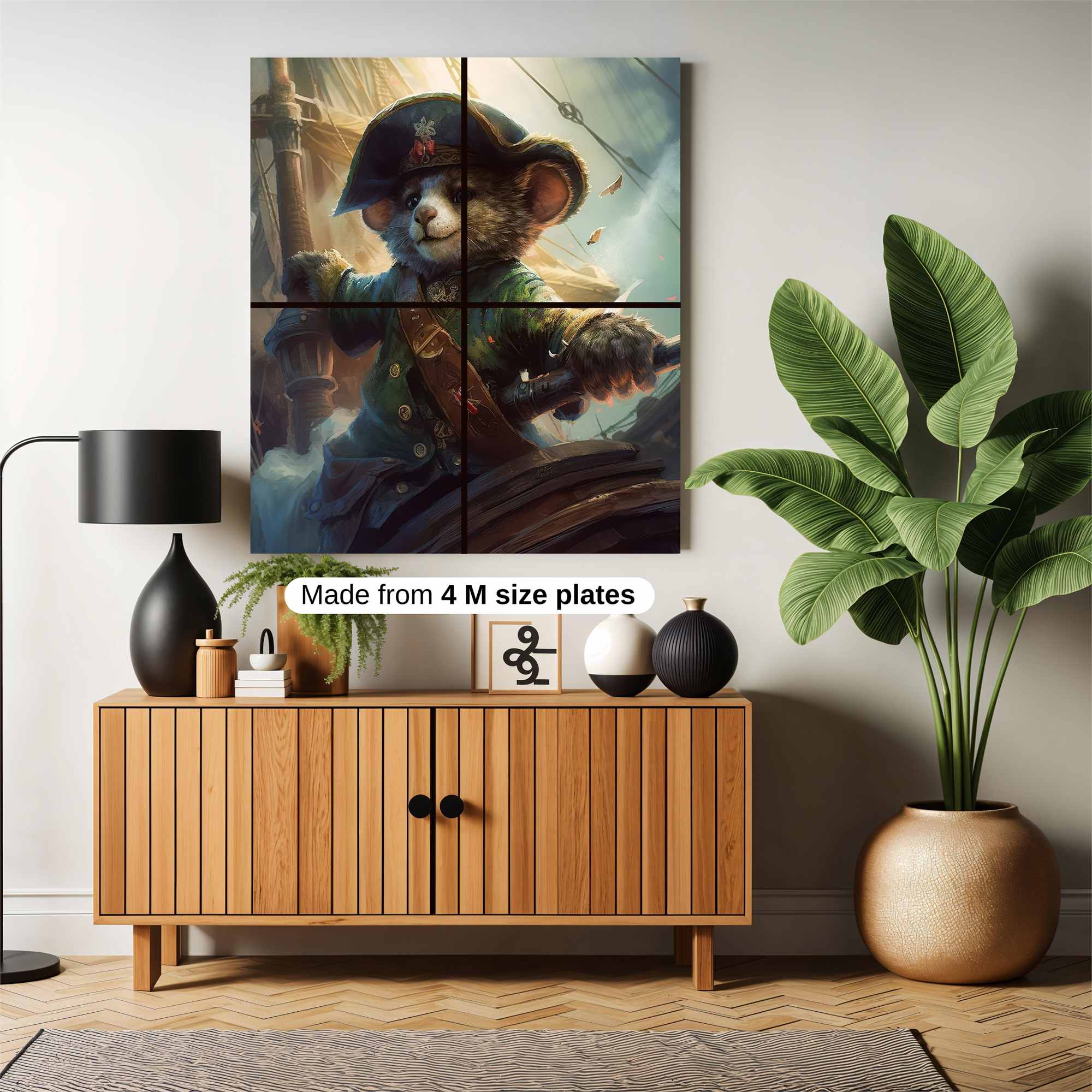 Mouse Buccaneer Safe Wall Magnetic / M