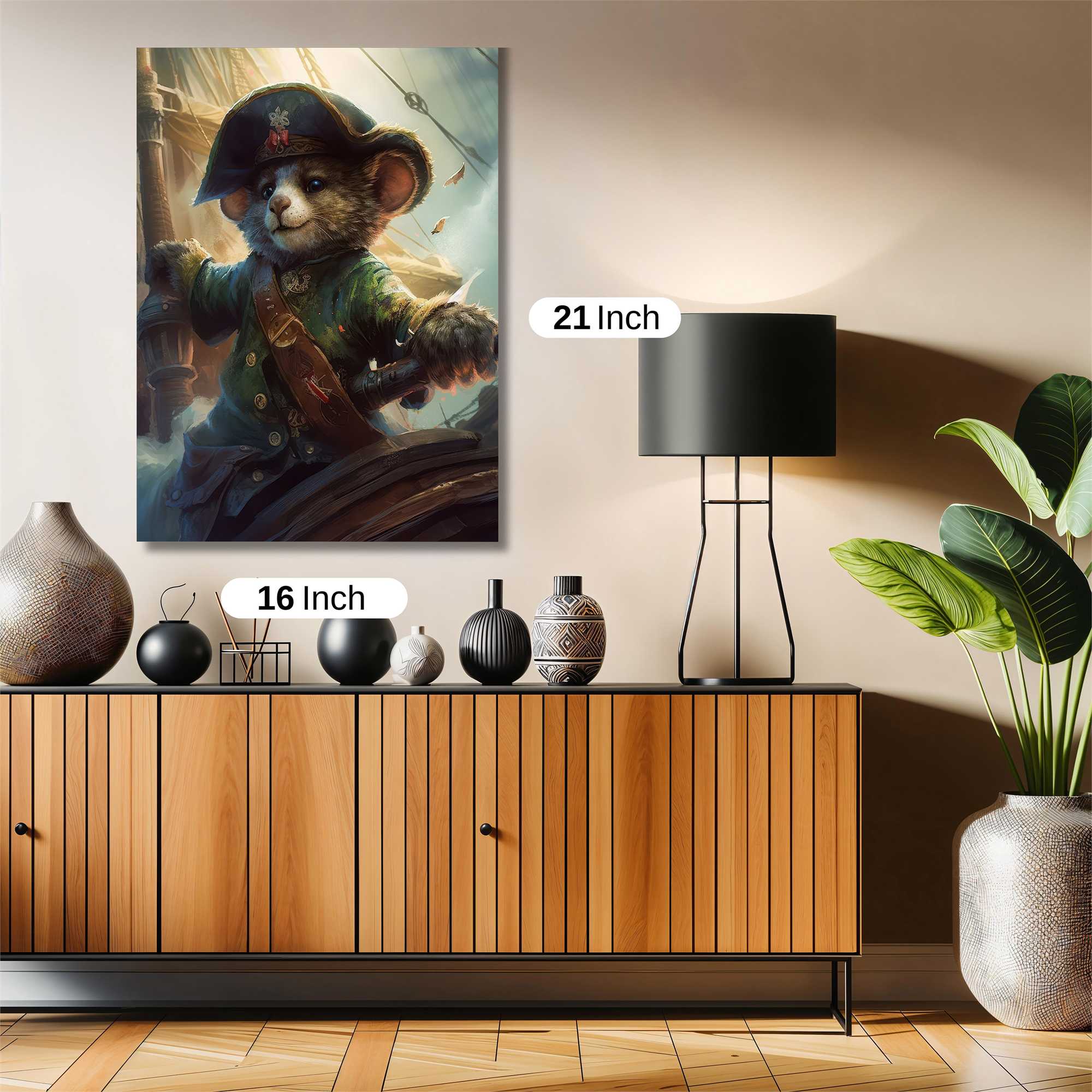 Mouse Buccaneer Safe Wall Magnetic / M