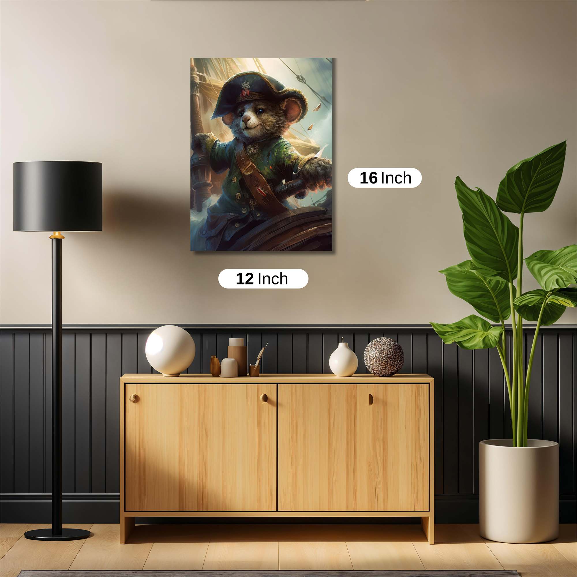 Mouse Buccaneer Safe Wall Magnetic / M