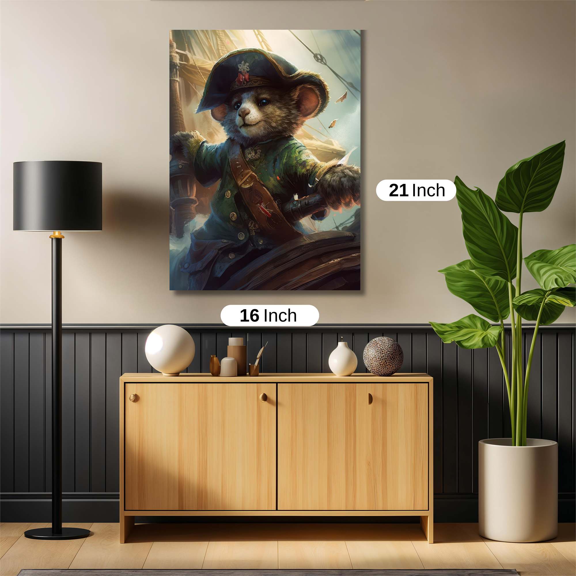 Mouse Buccaneer Safe Wall Magnetic / M