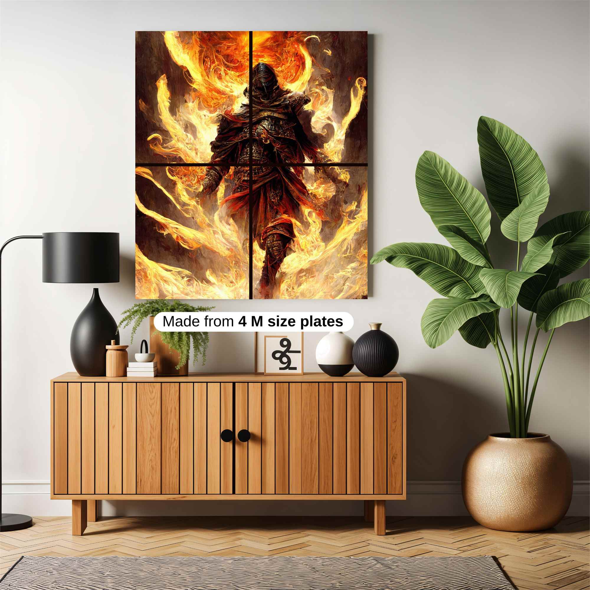 Inferno Warrior Safe Wall Magnetic / M