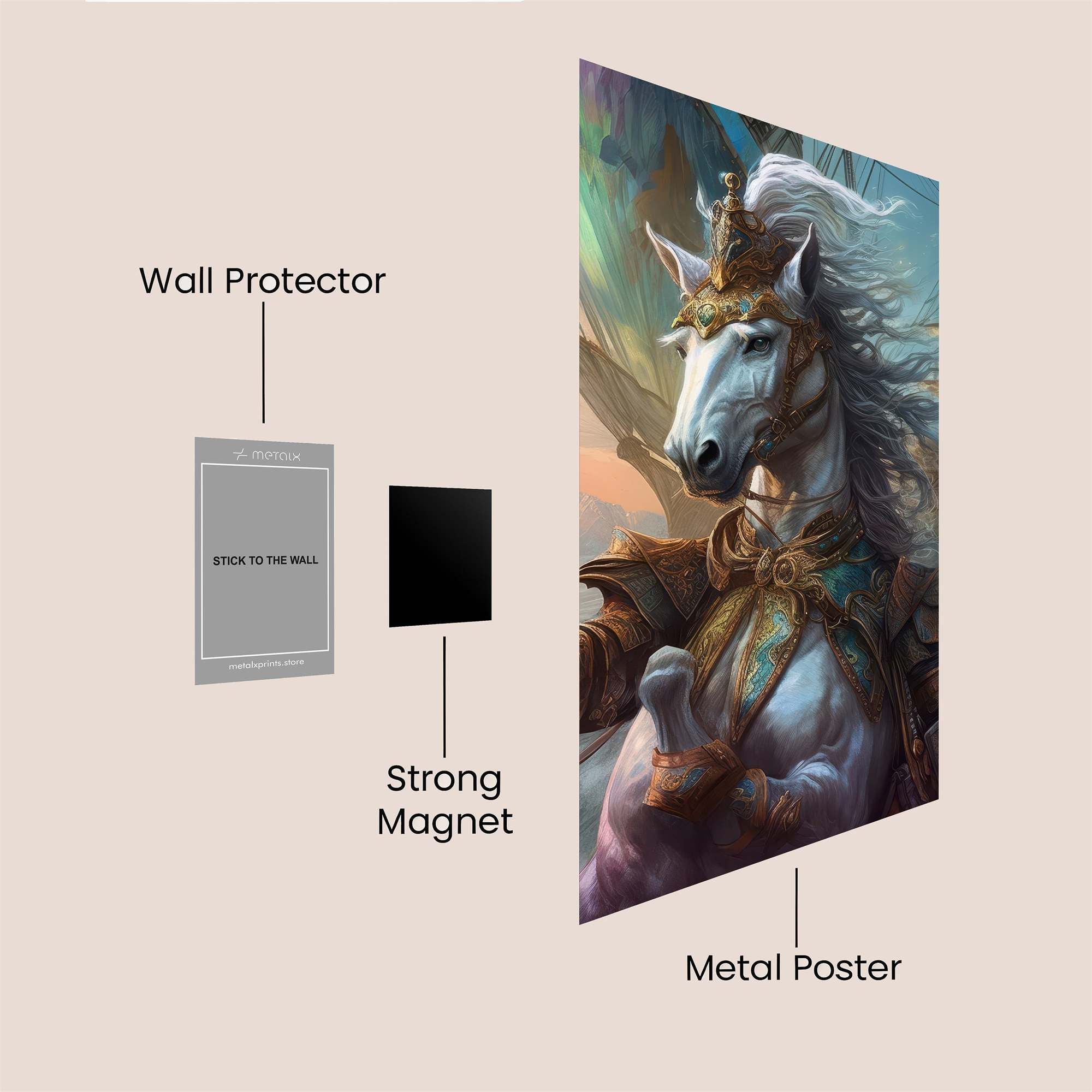 Unicorn Voyager Safe Wall Magnetic / M