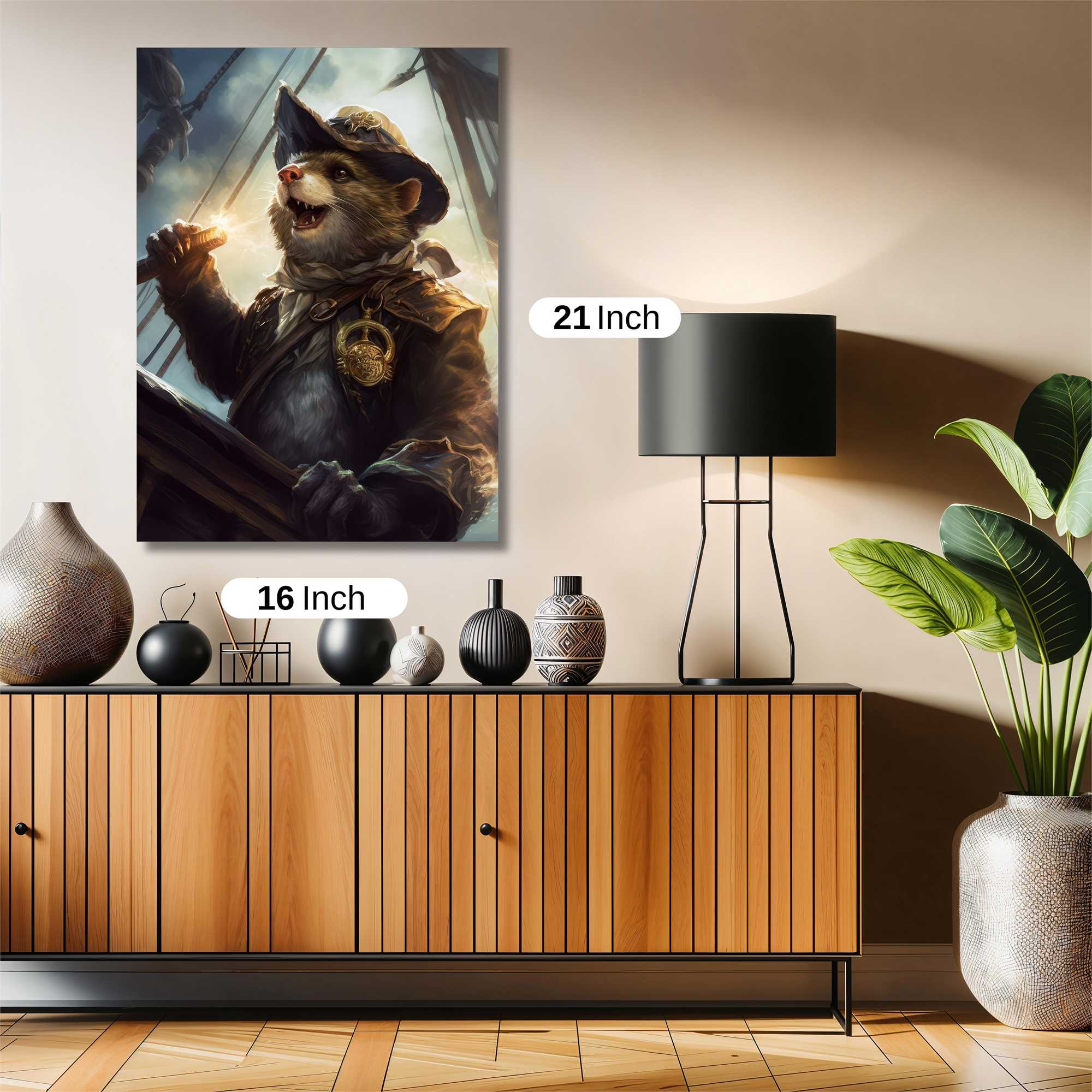 Captain Whiskers Safe Wall Magnetic / M