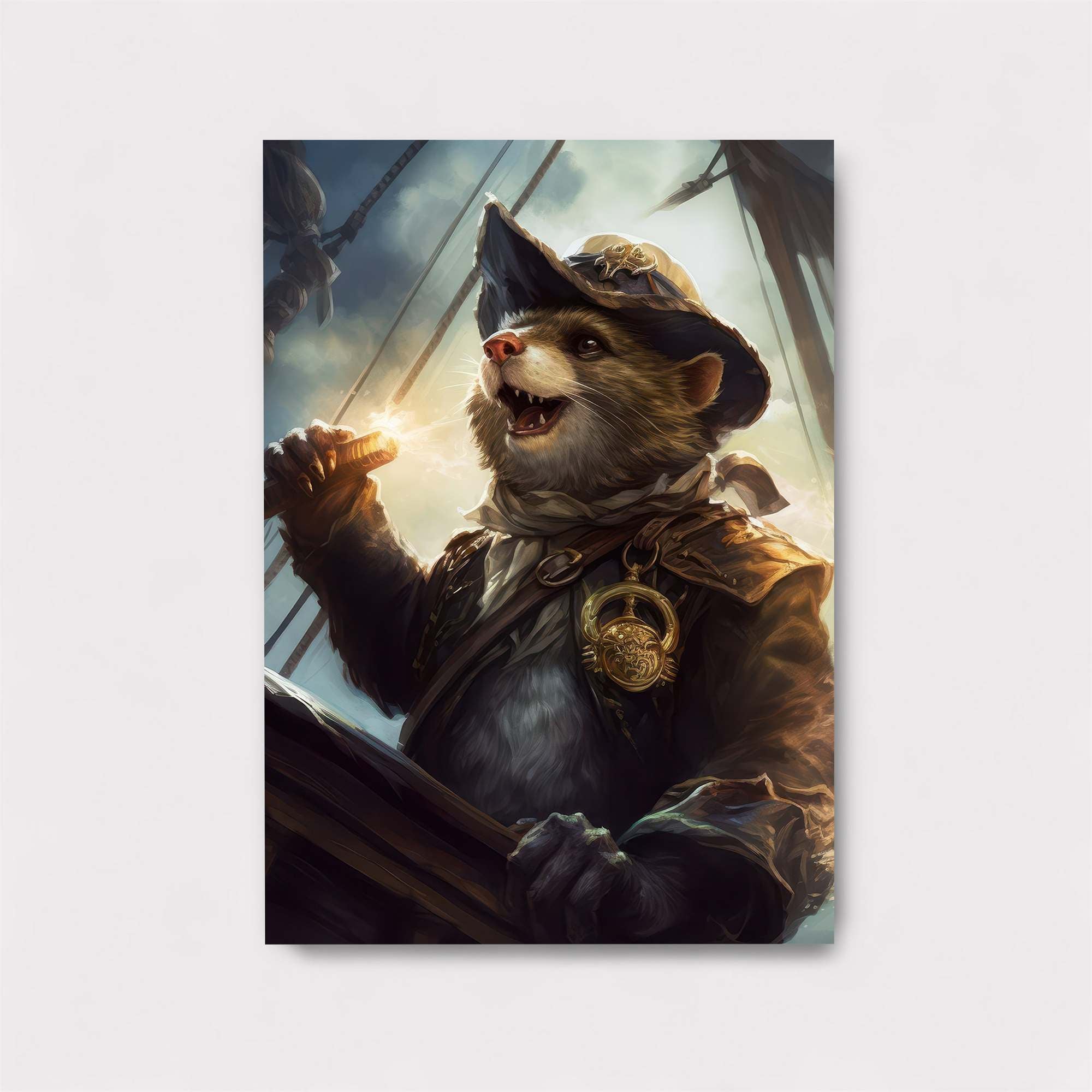 Captain Whiskers Safe Wall Magnetic / M