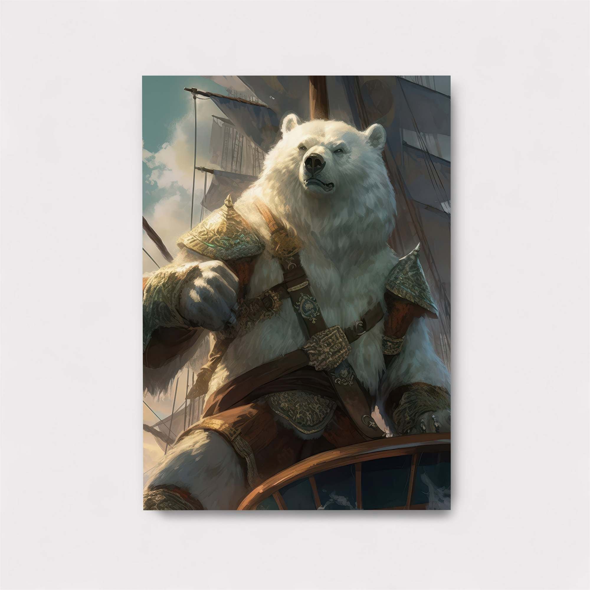 Bear Captain Safe Wall Magnetic / M