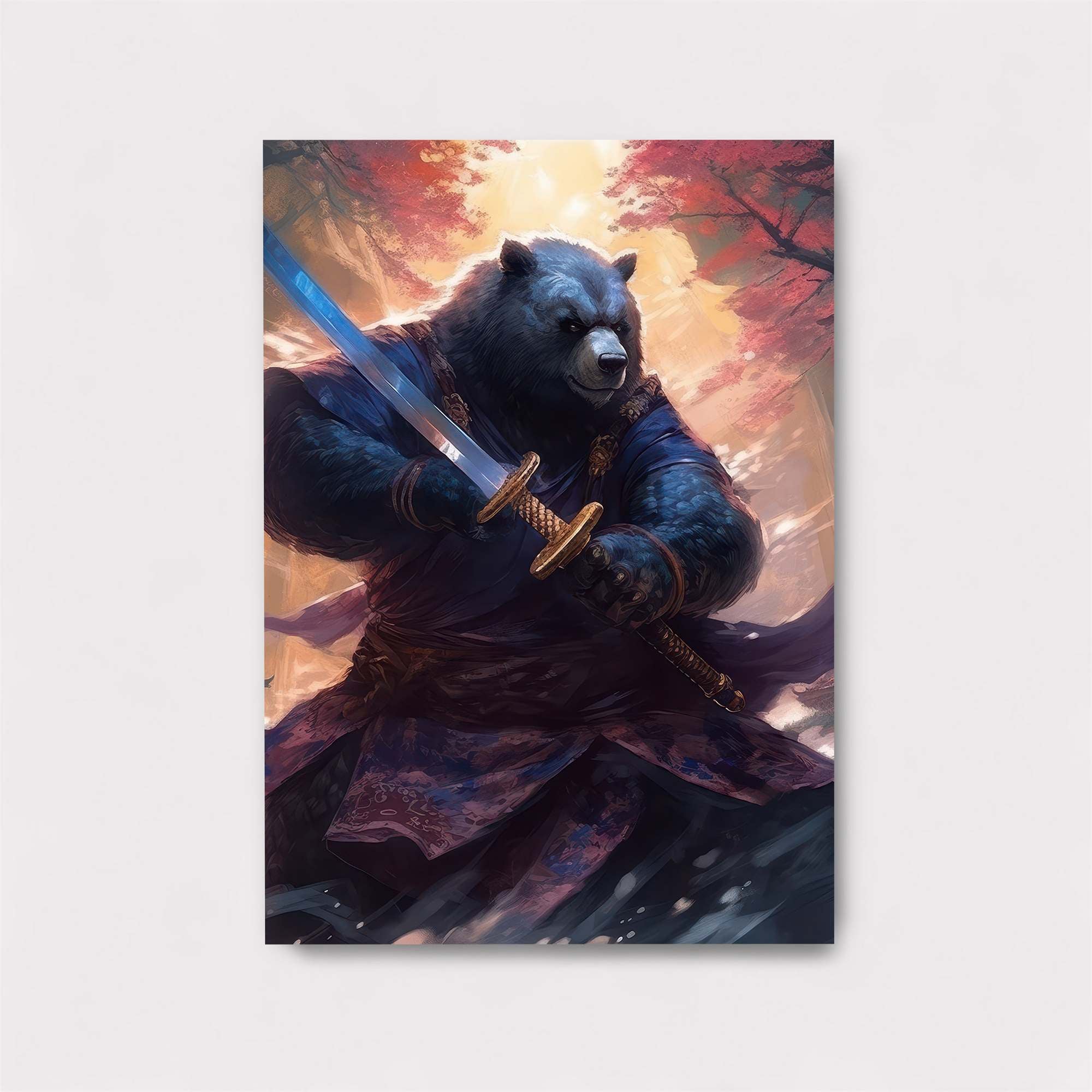 Samurai Bear Safe Wall Magnetic / M
