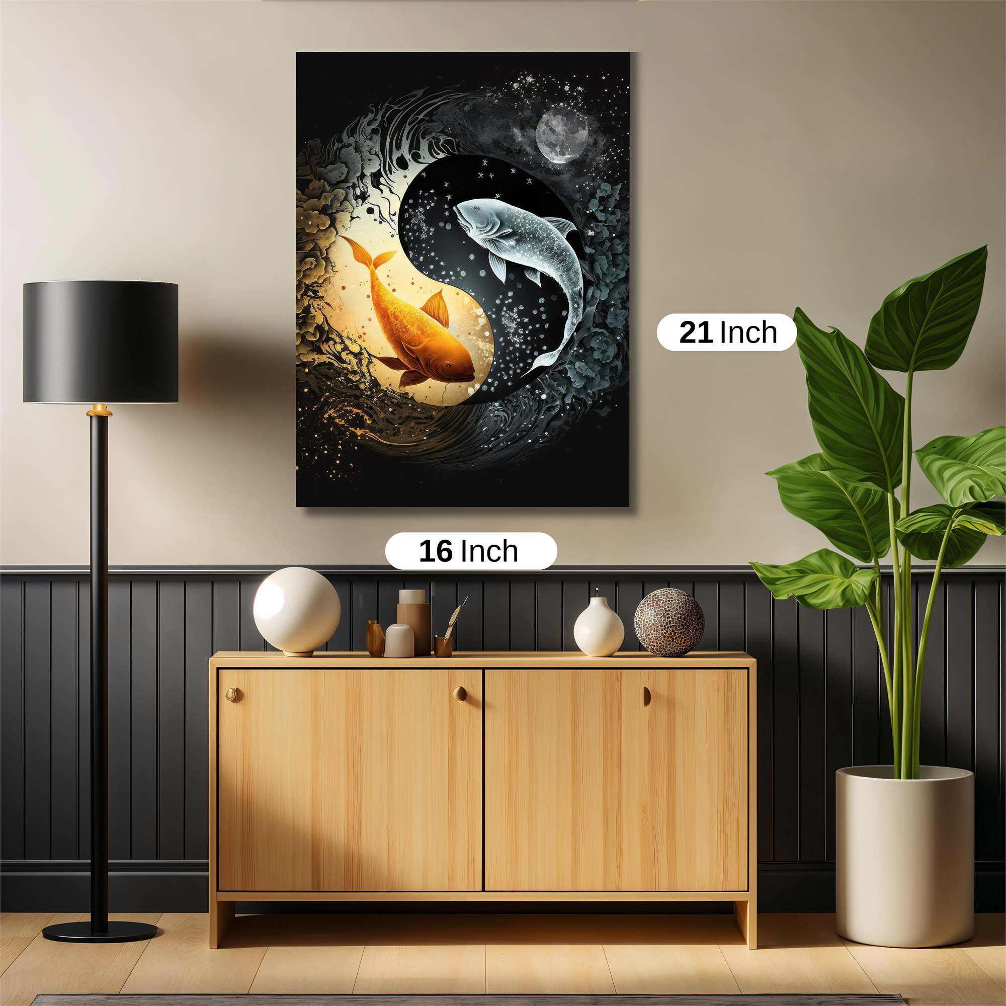 Koi Harmony Safe Wall Magnetic / M