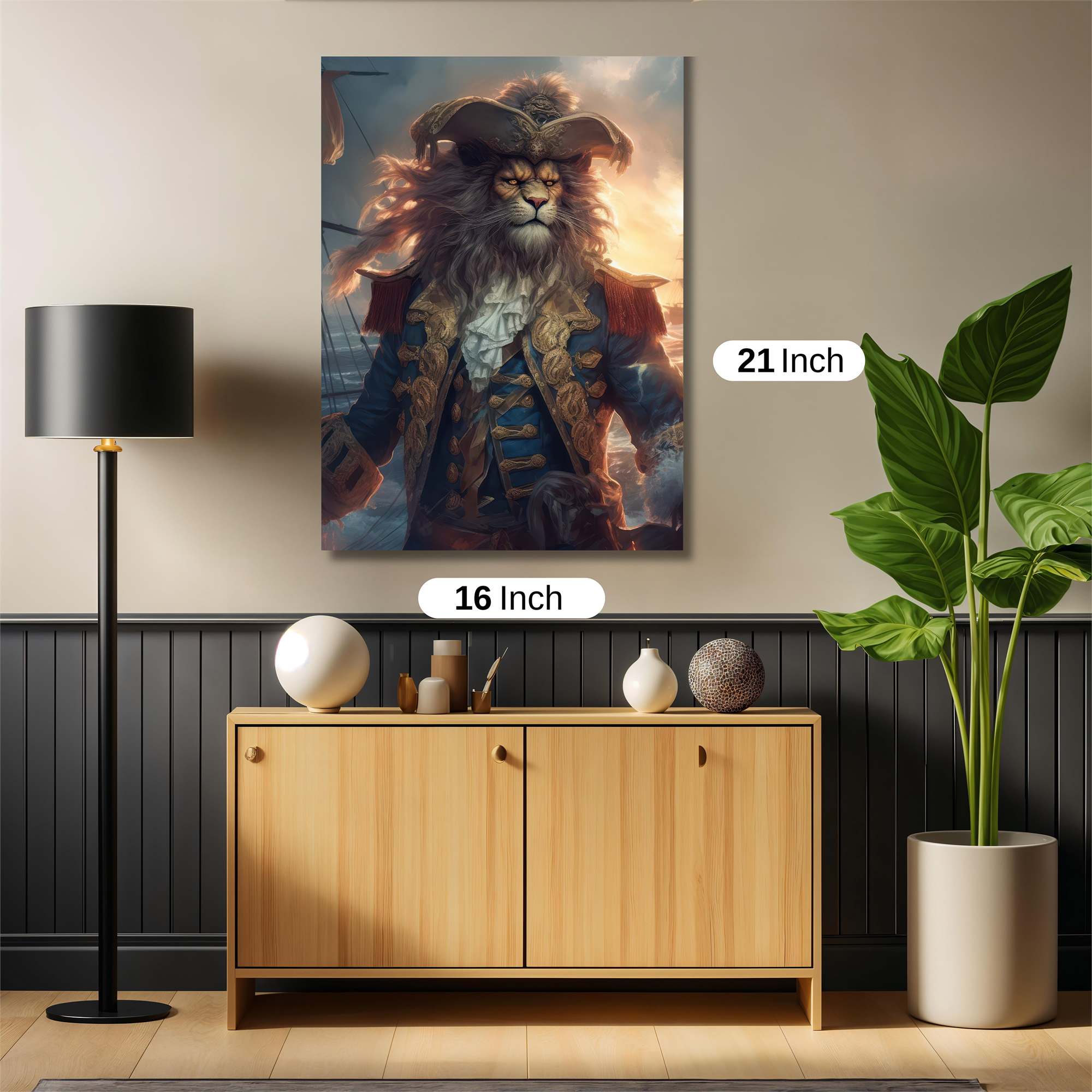 Lion Captain Safe Wall Magnetic / M