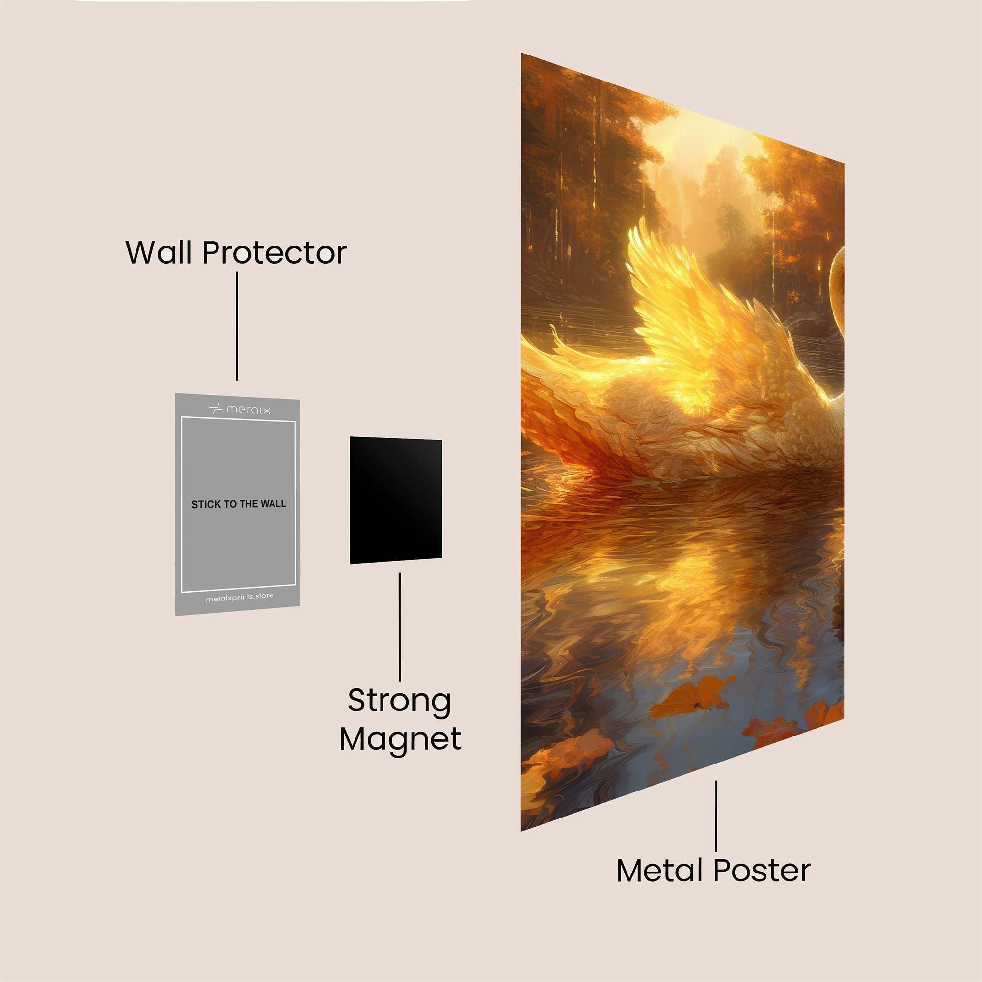 Swan Radiance Safe Wall Magnetic / M