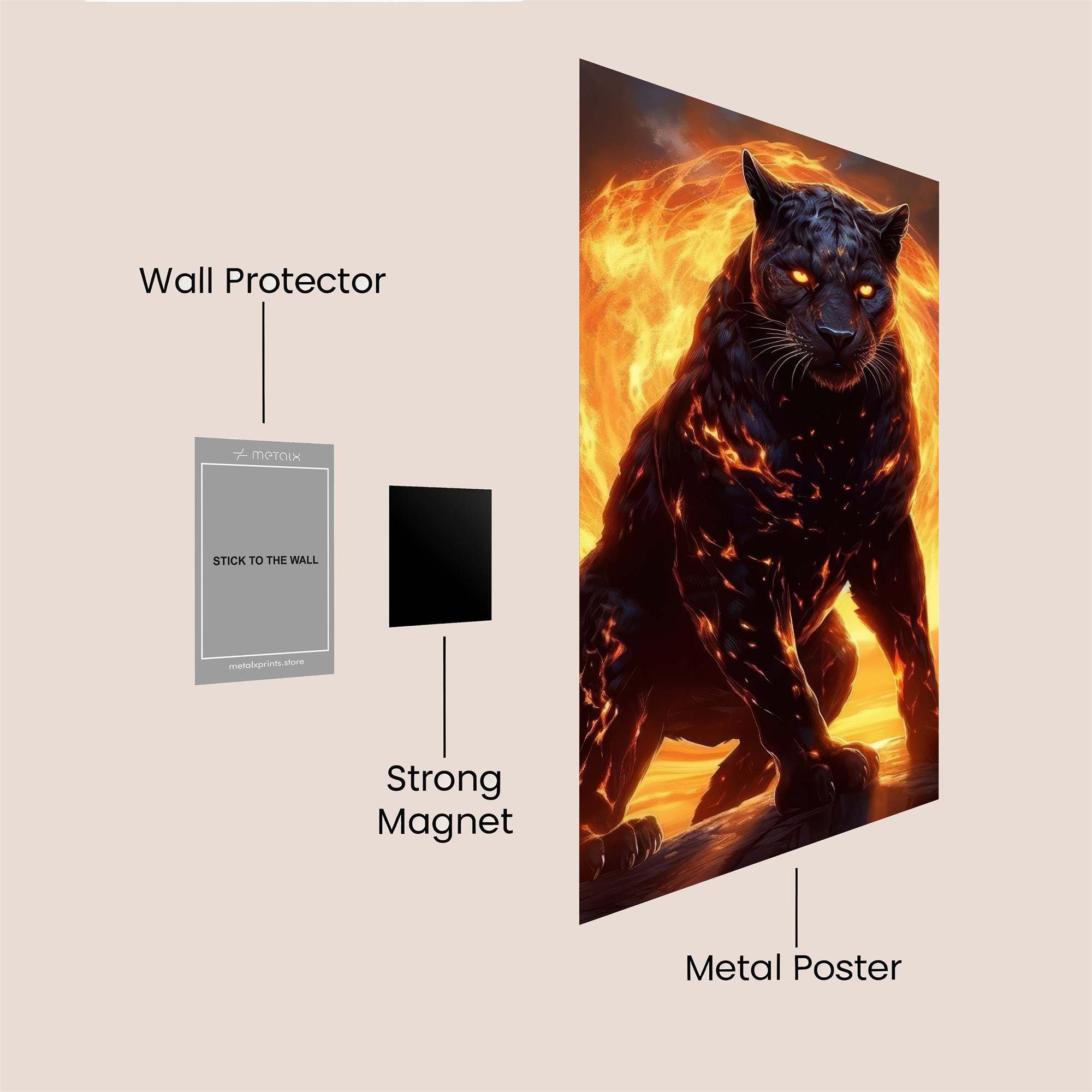 Lava Majesty Safe Wall Magnetic / M