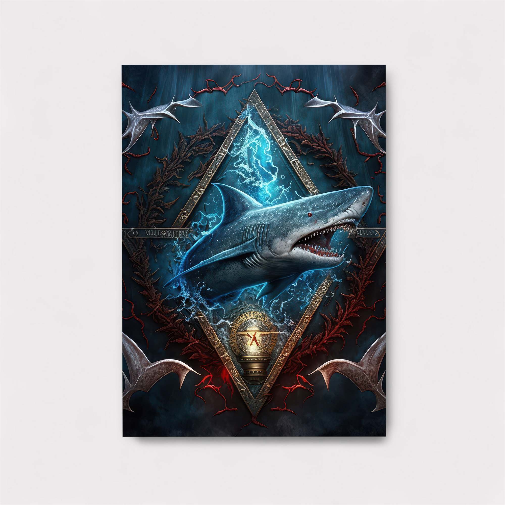 Shark Menace Safe Wall Magnetic / M