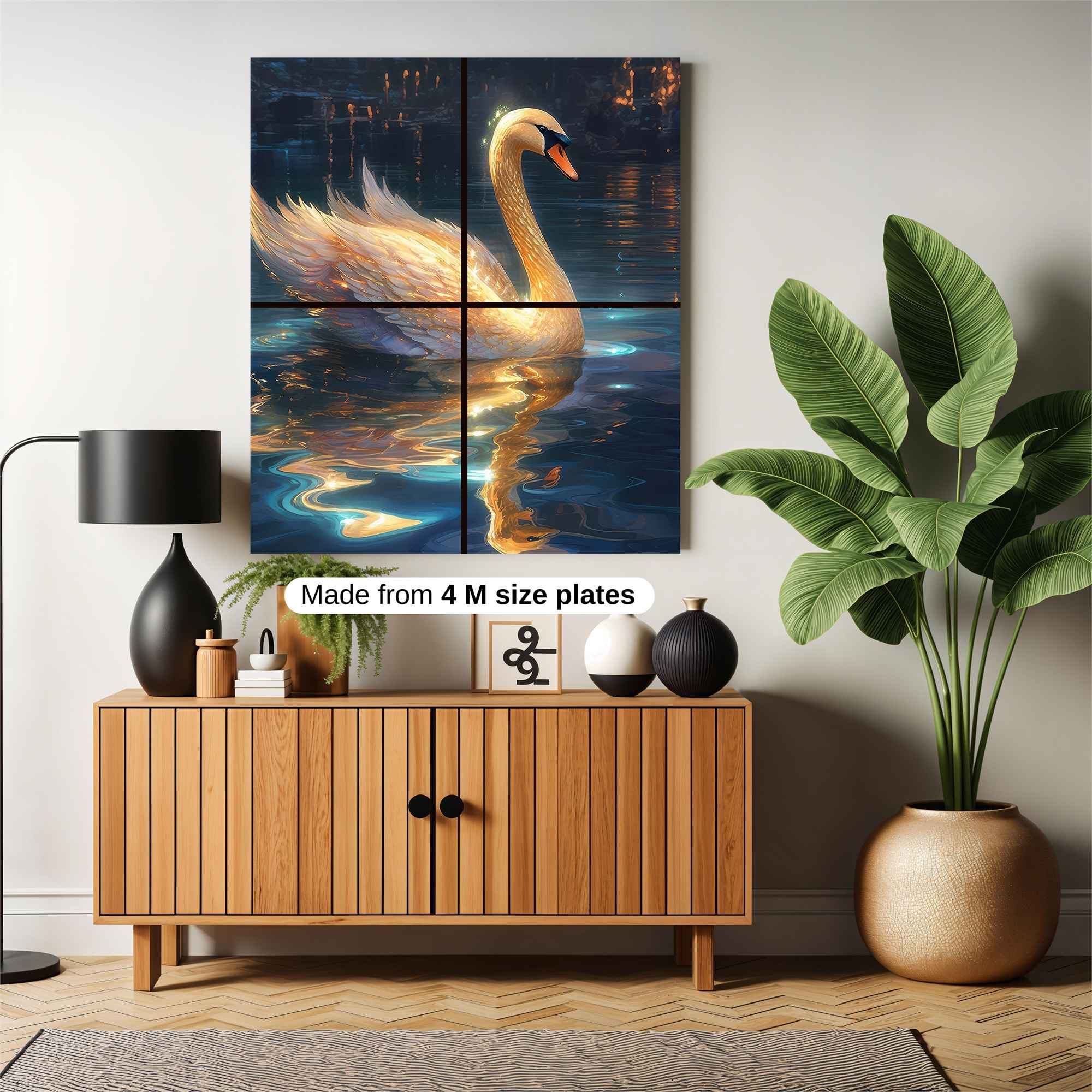 Golden Serenity Safe Wall Magnetic / M