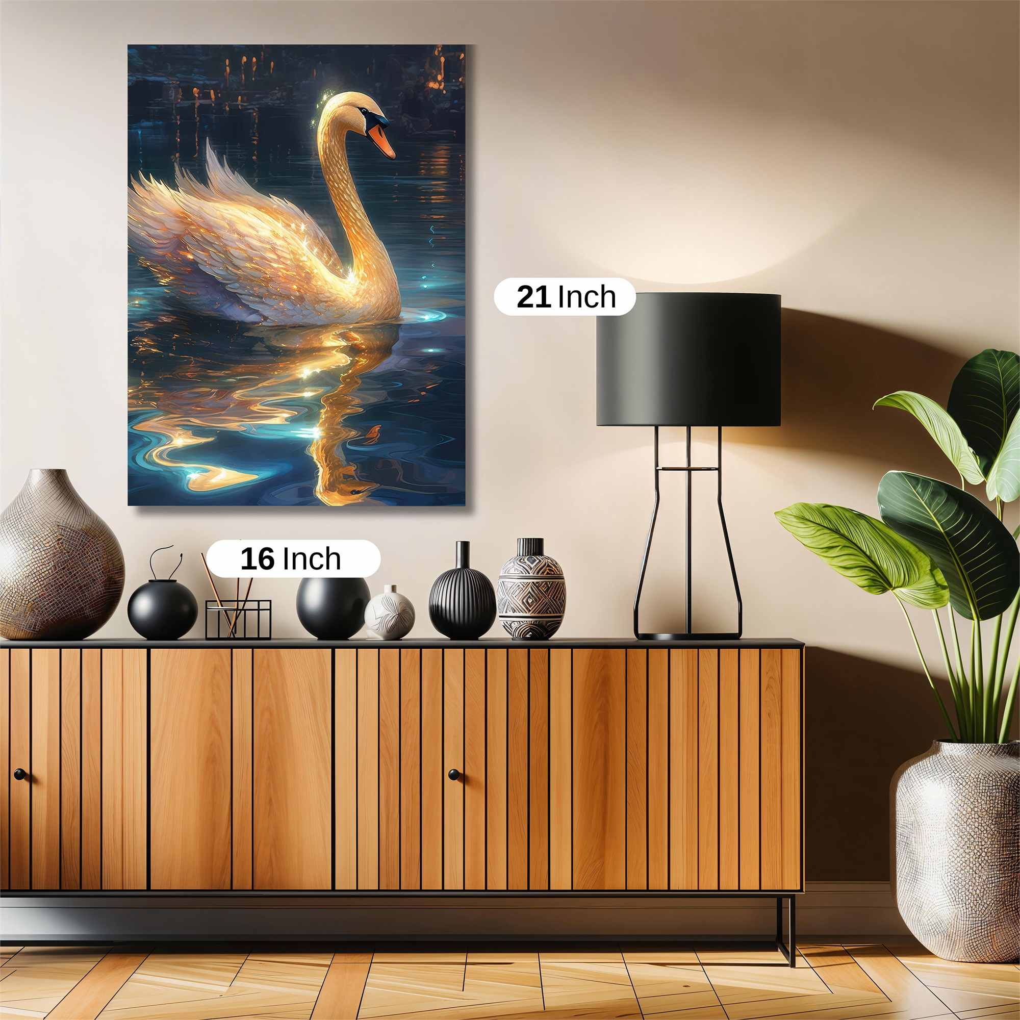 Golden Serenity Safe Wall Magnetic / M