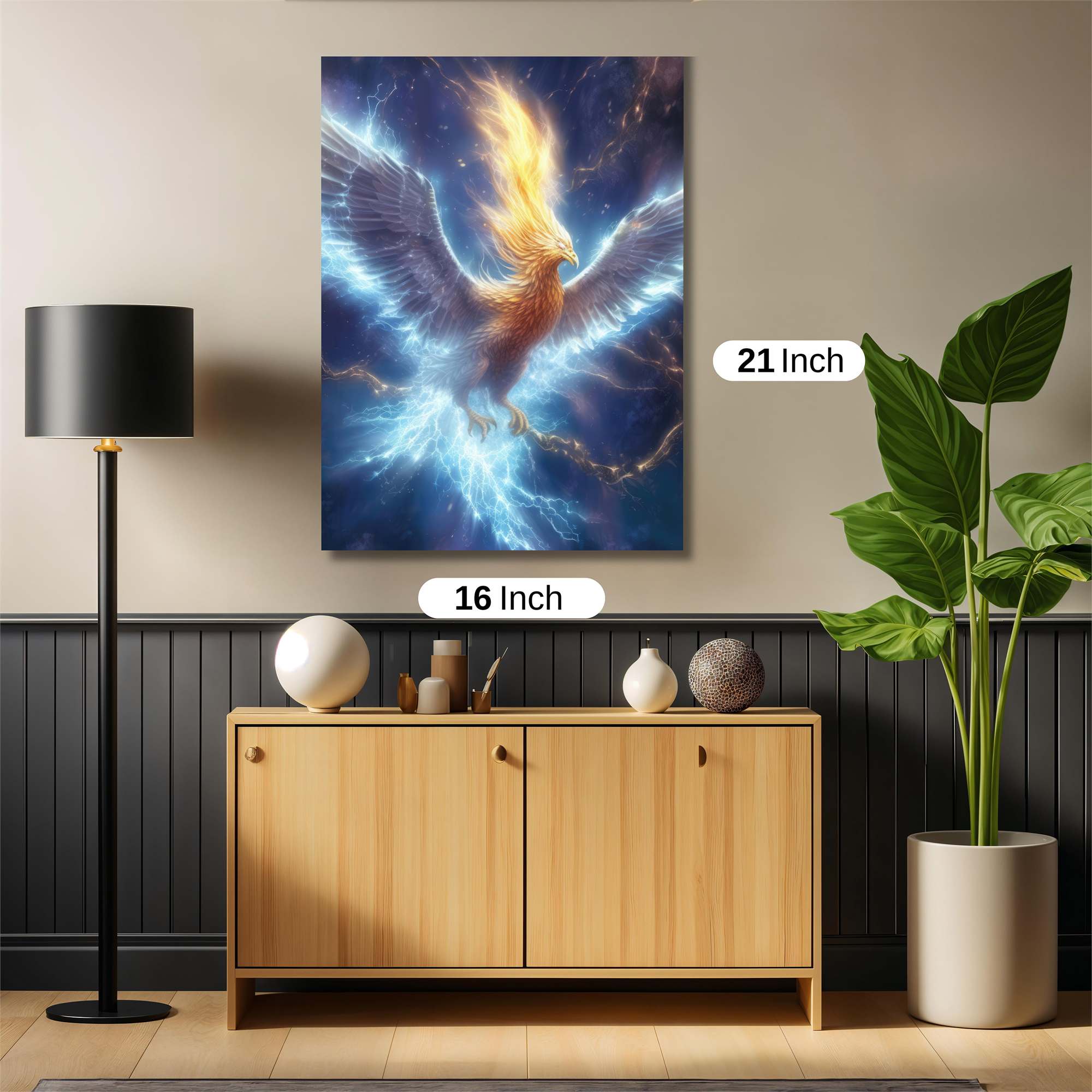 Phoenix Rebirth Safe Wall Magnetic / M