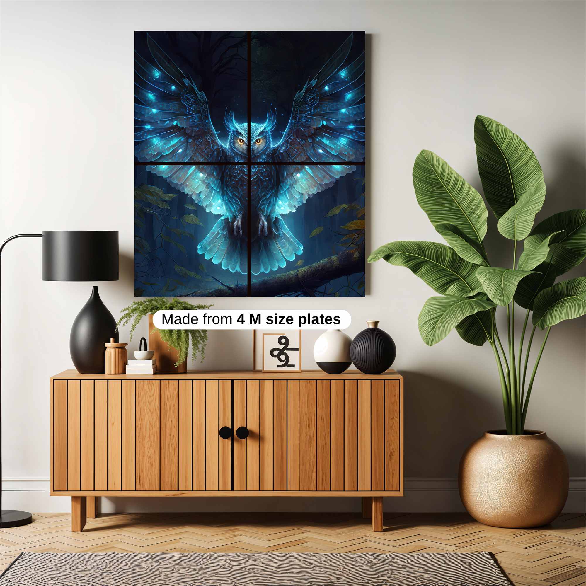 Luminous Owl Safe Wall Magnetic / M