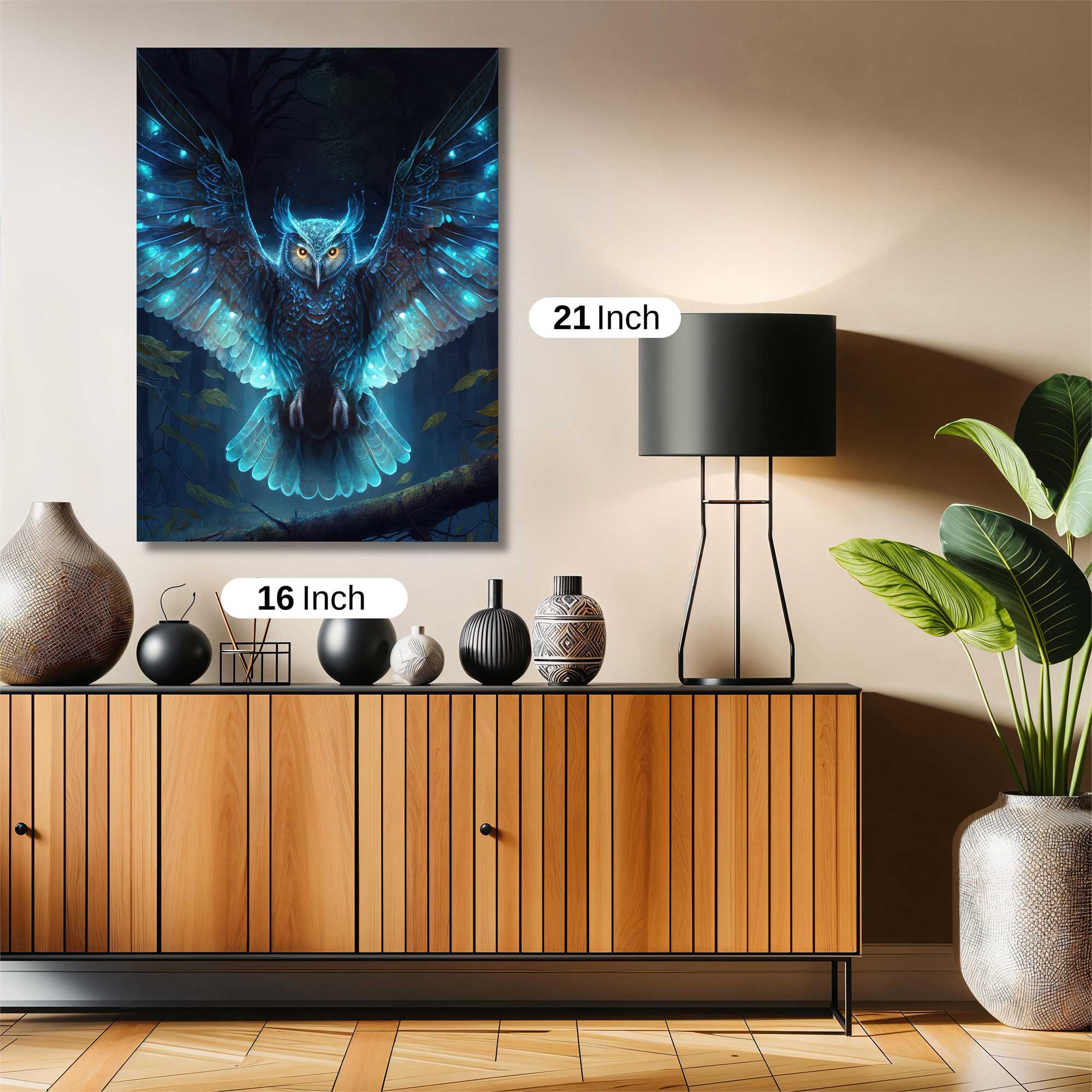 Luminous Owl Safe Wall Magnetic / M