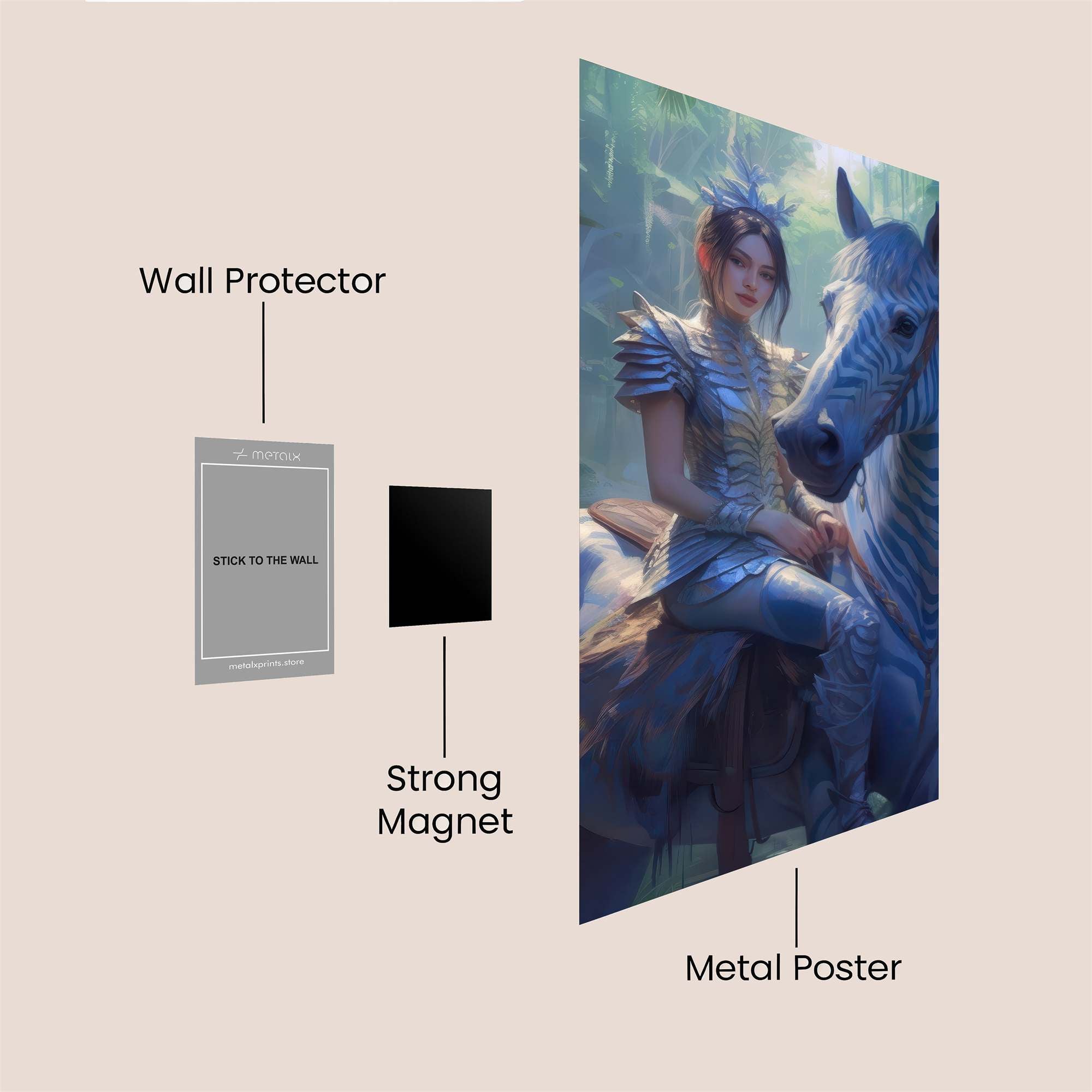 Enchantress Serene Safe Wall Magnetic / M