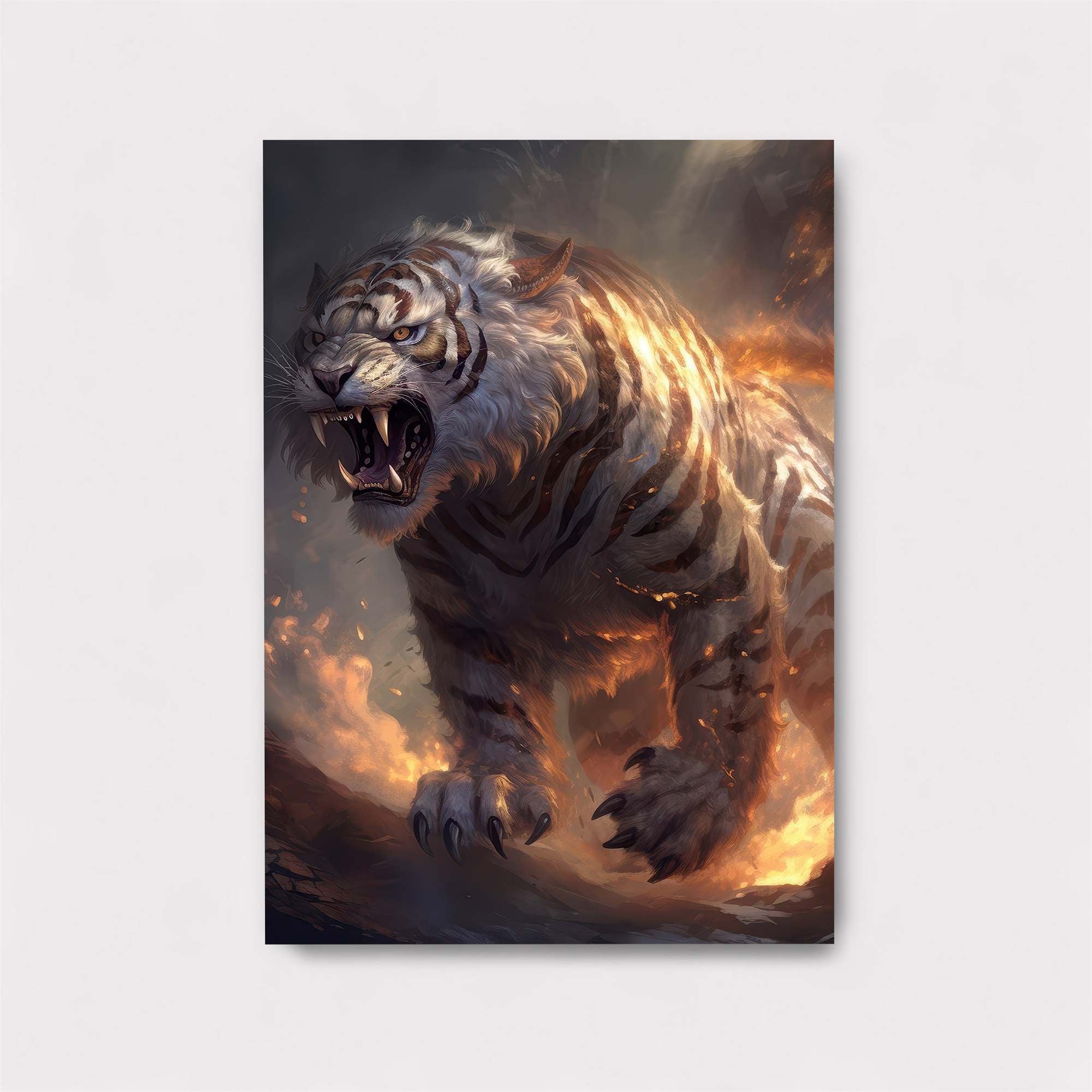 Tiger Inferno Safe Wall Magnetic / M