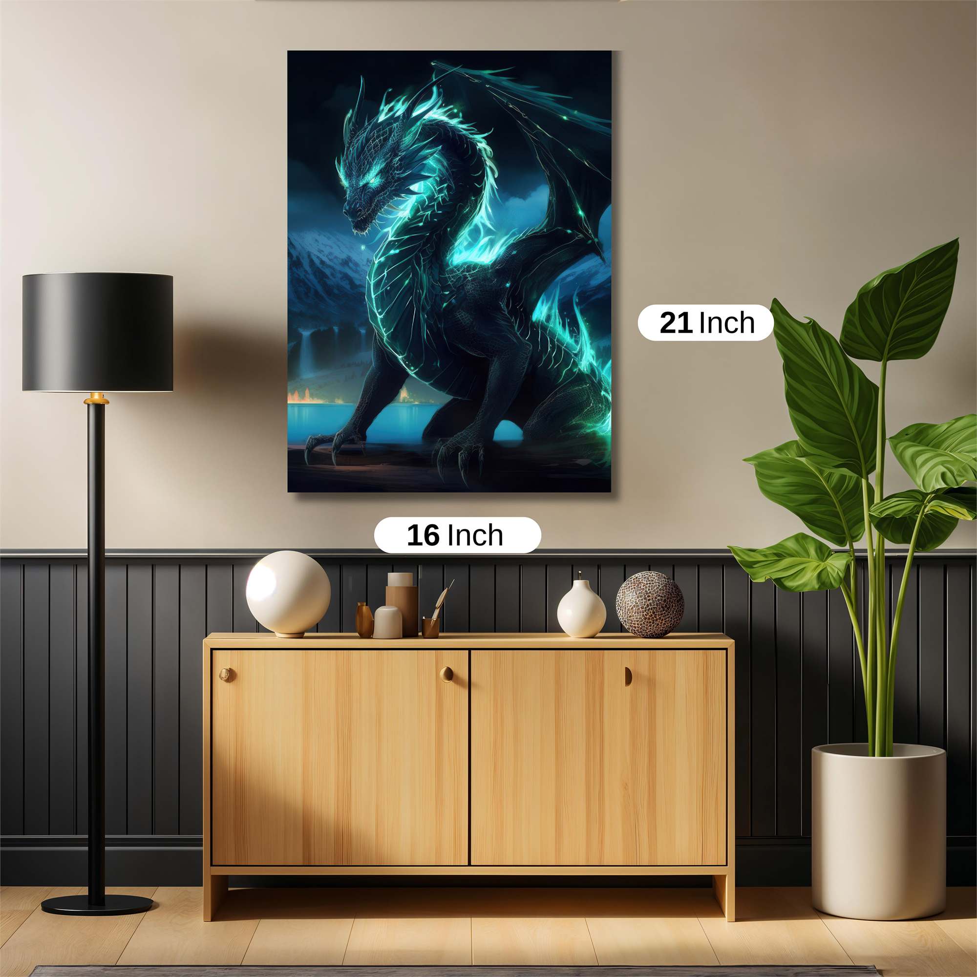 Azure Majesty Safe Wall Magnetic / M