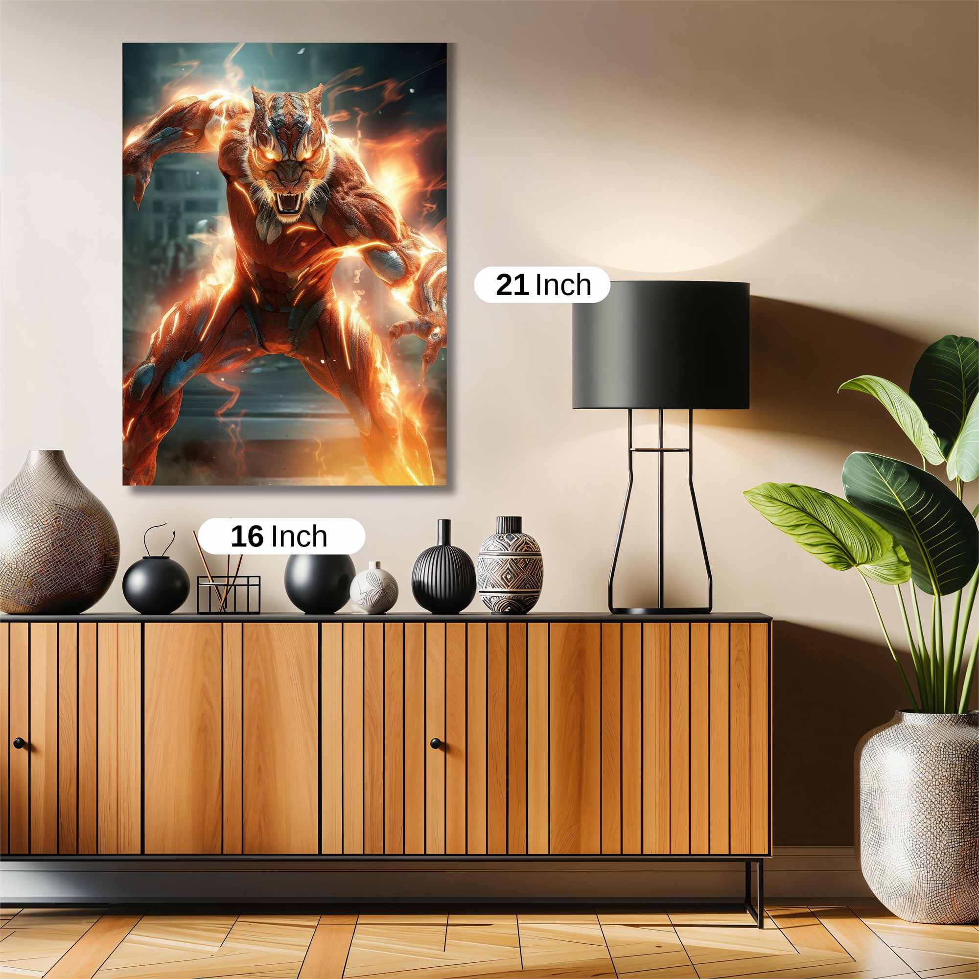 Tiger Fury Safe Wall Magnetic / M