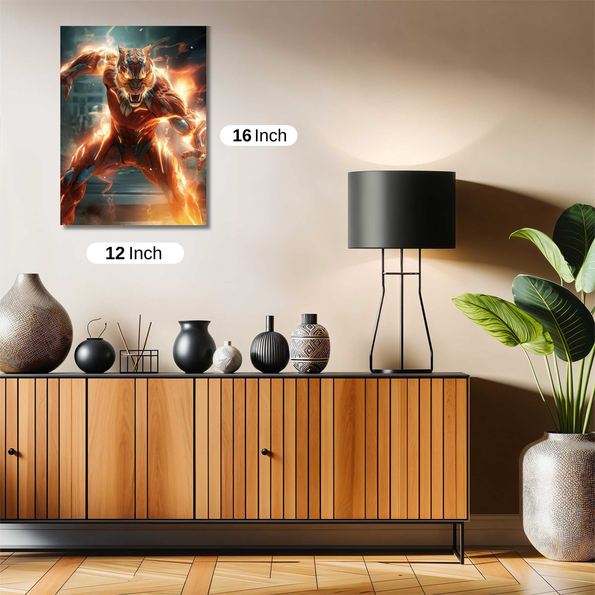 Tiger Fury Safe Wall Magnetic / M