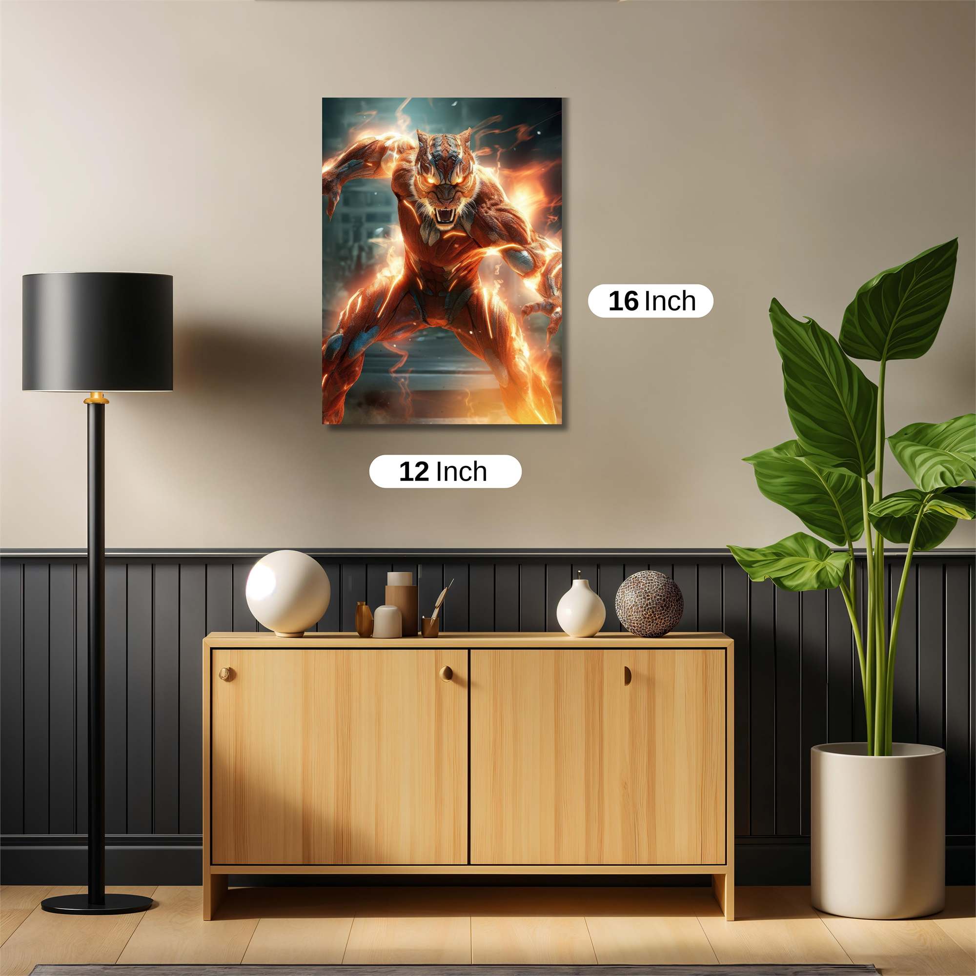 Tiger Fury Safe Wall Magnetic / M