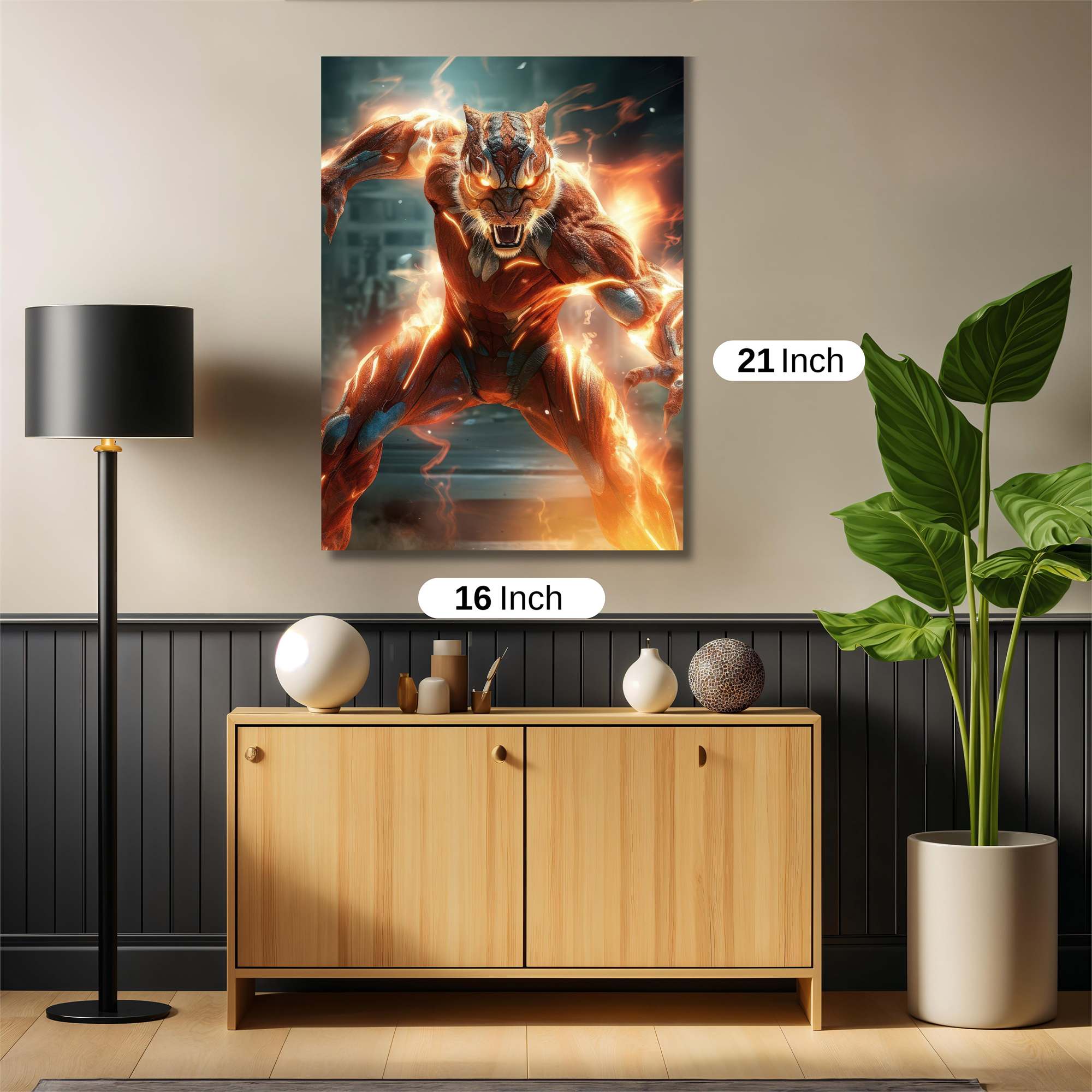 Tiger Fury Safe Wall Magnetic / M
