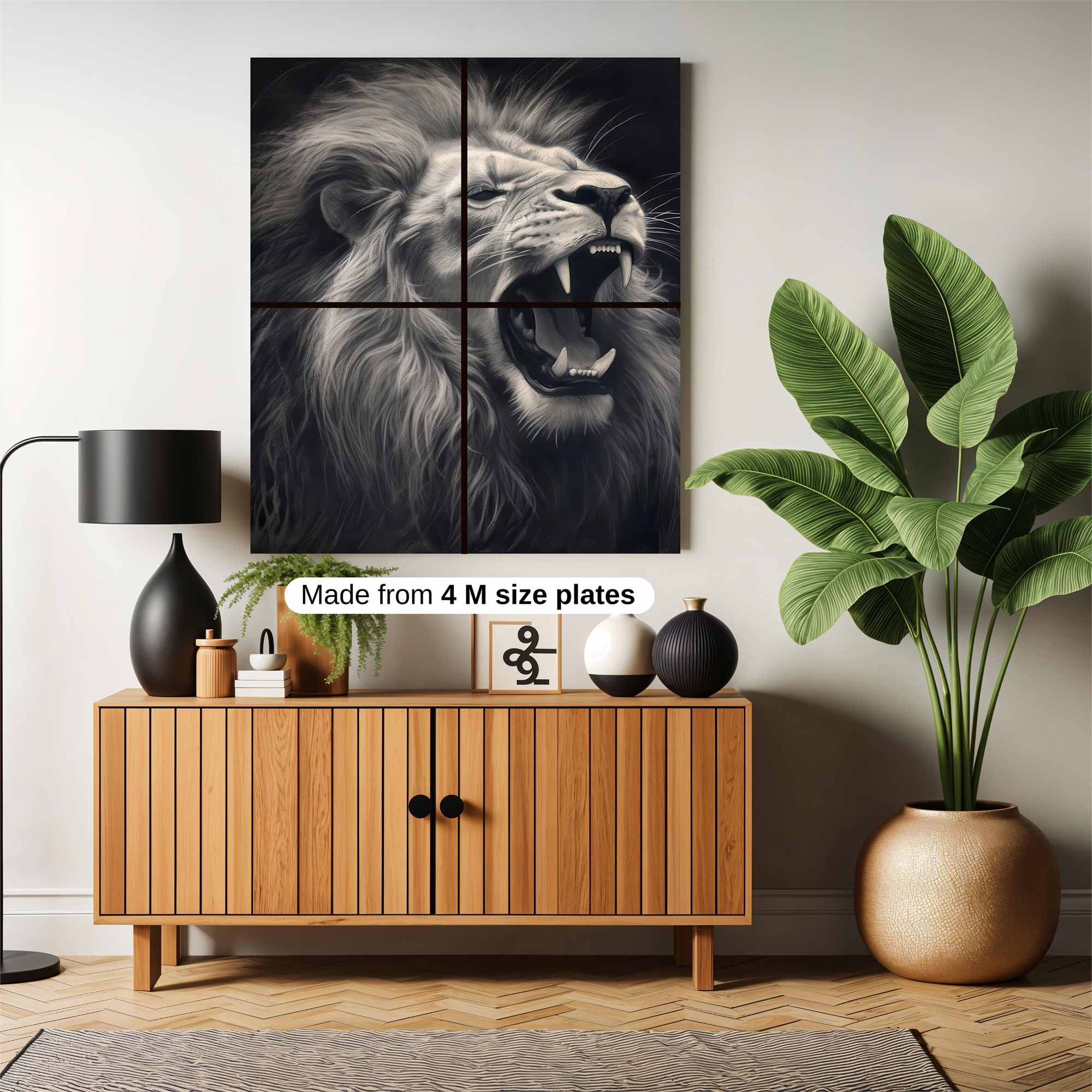 Lion Roar Safe Wall Magnetic / M