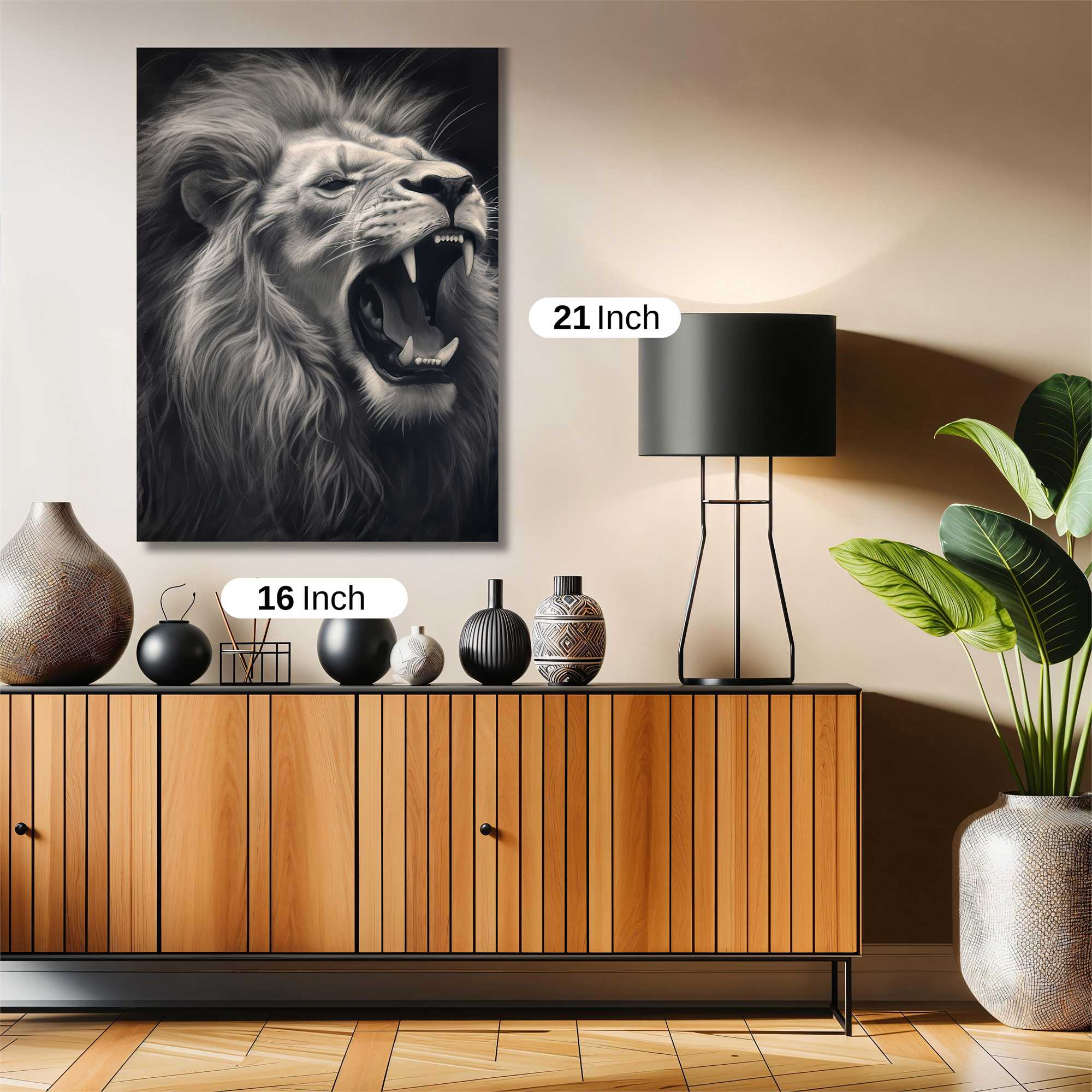 Lion Roar Safe Wall Magnetic / M