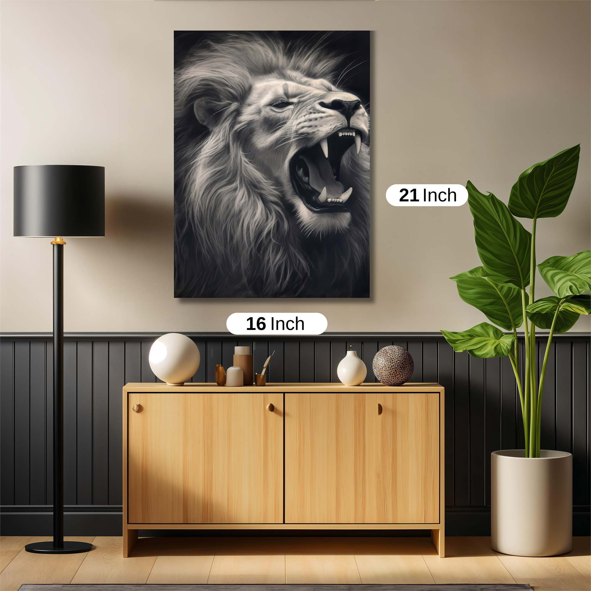Lion Roar Safe Wall Magnetic / M
