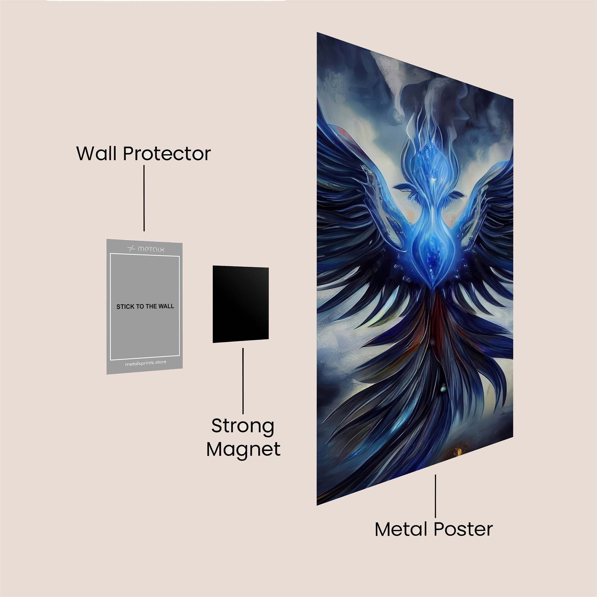 Phoenix Radiant Safe Wall Magnetic / M