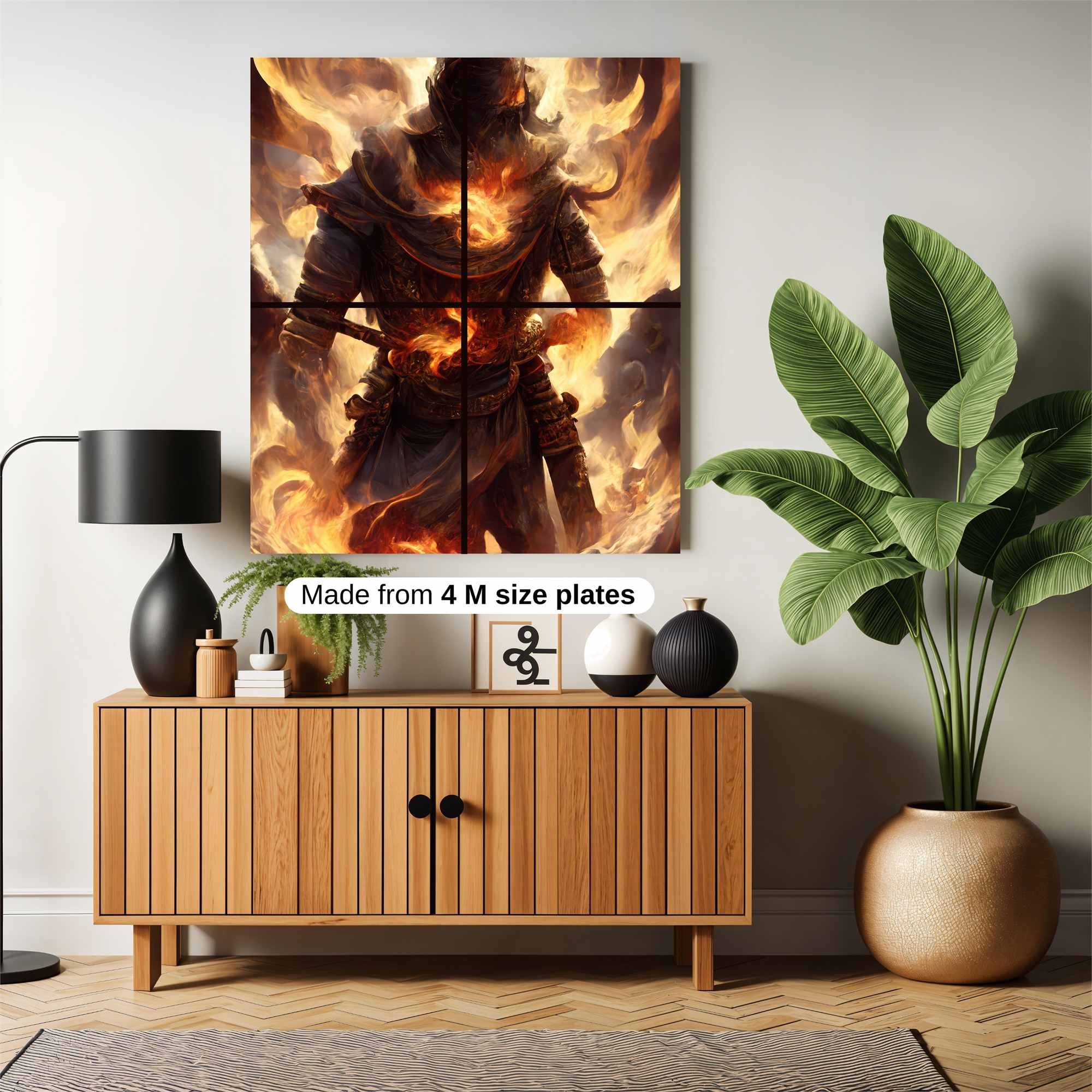 Flame Wraith Safe Wall Magnetic / M