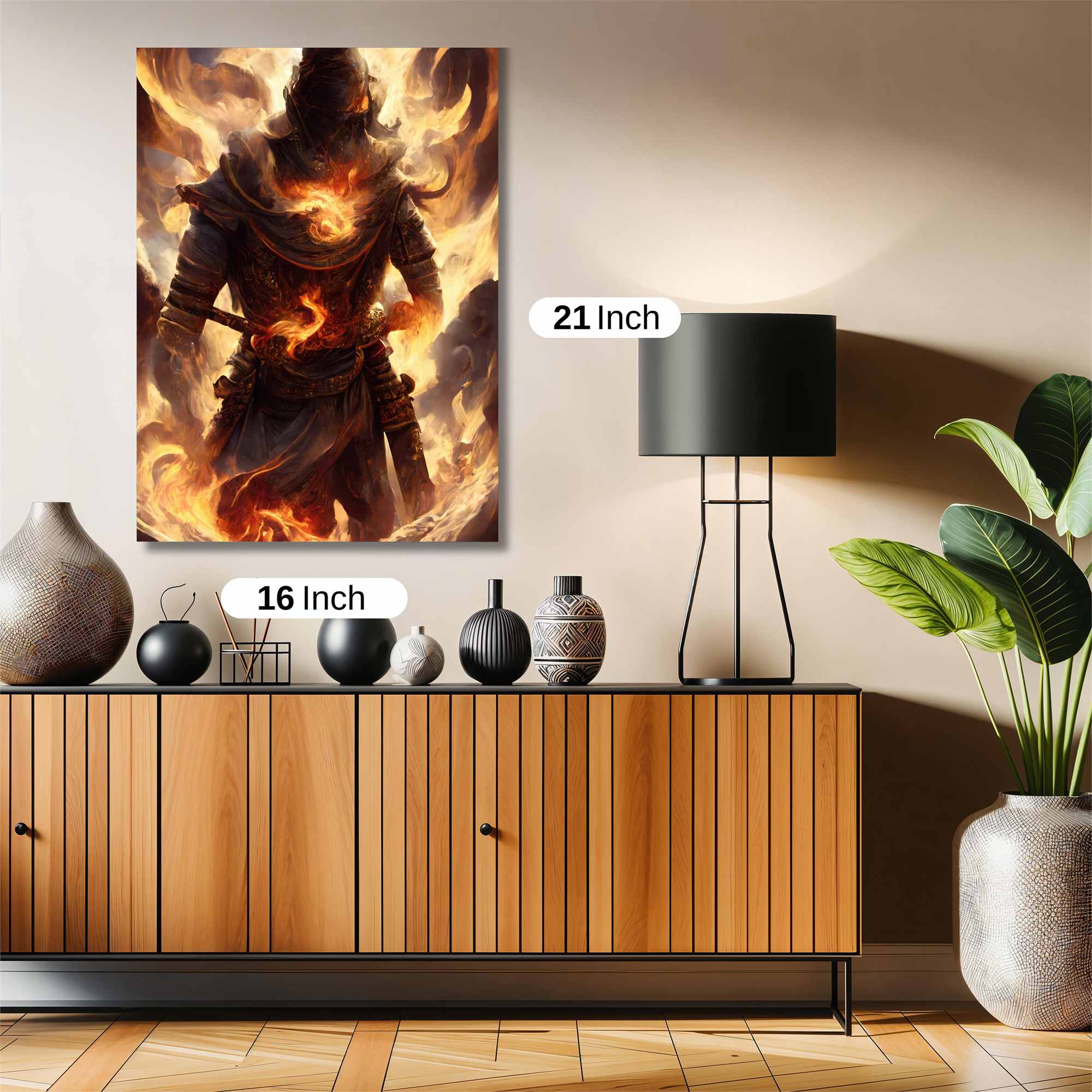 Flame Wraith Safe Wall Magnetic / M