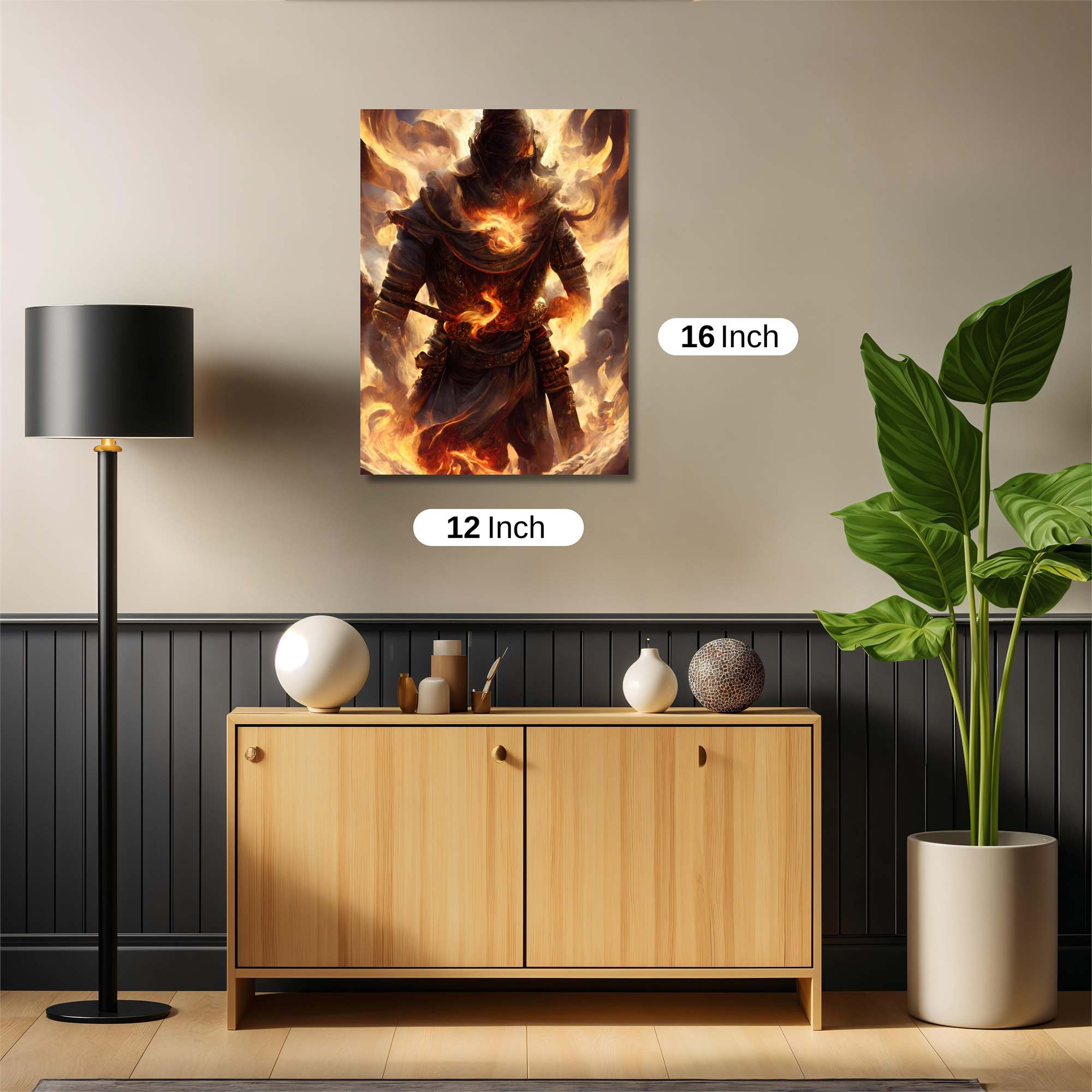 Flame Wraith Safe Wall Magnetic / M