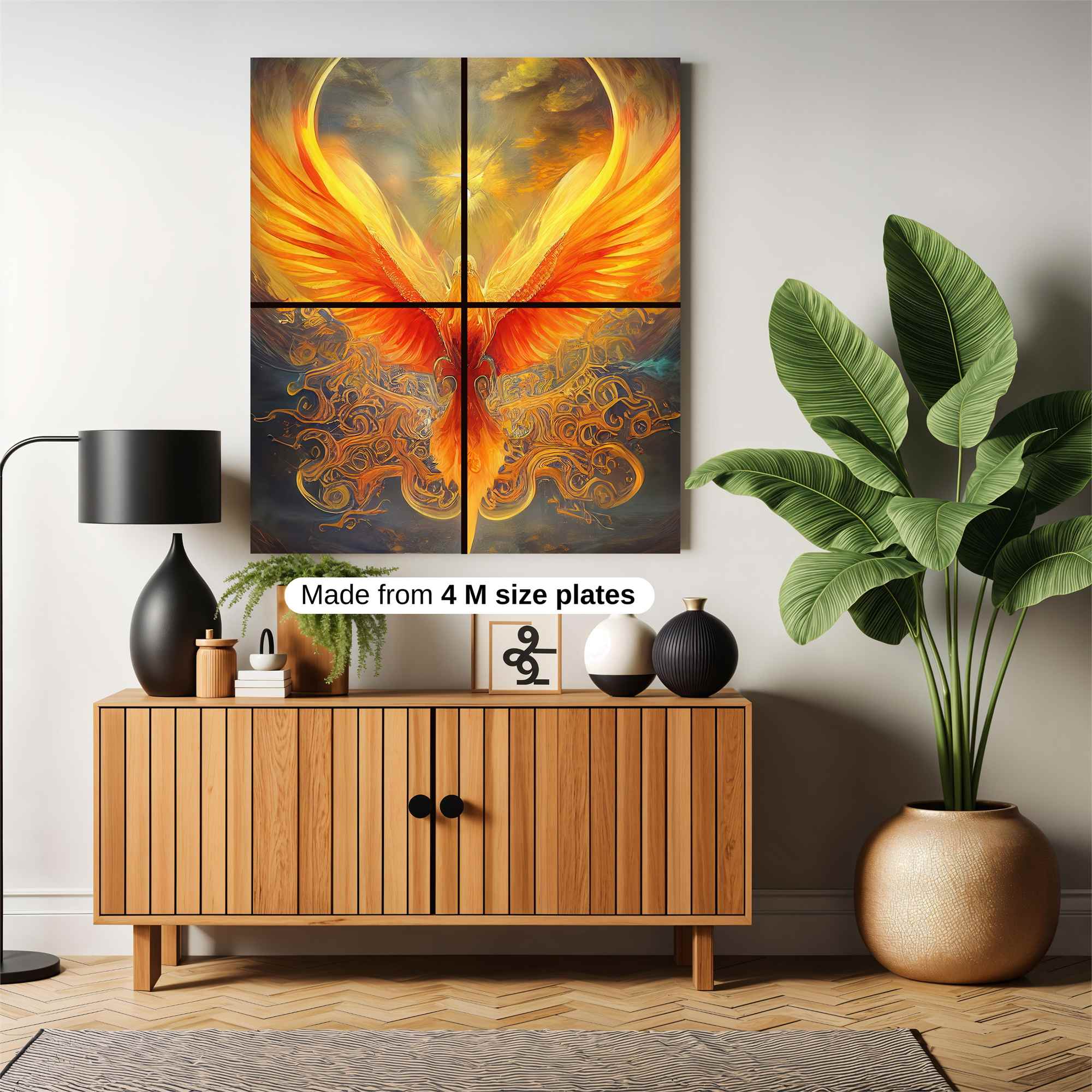 Phoenix Rebirth Safe Wall Magnetic / M