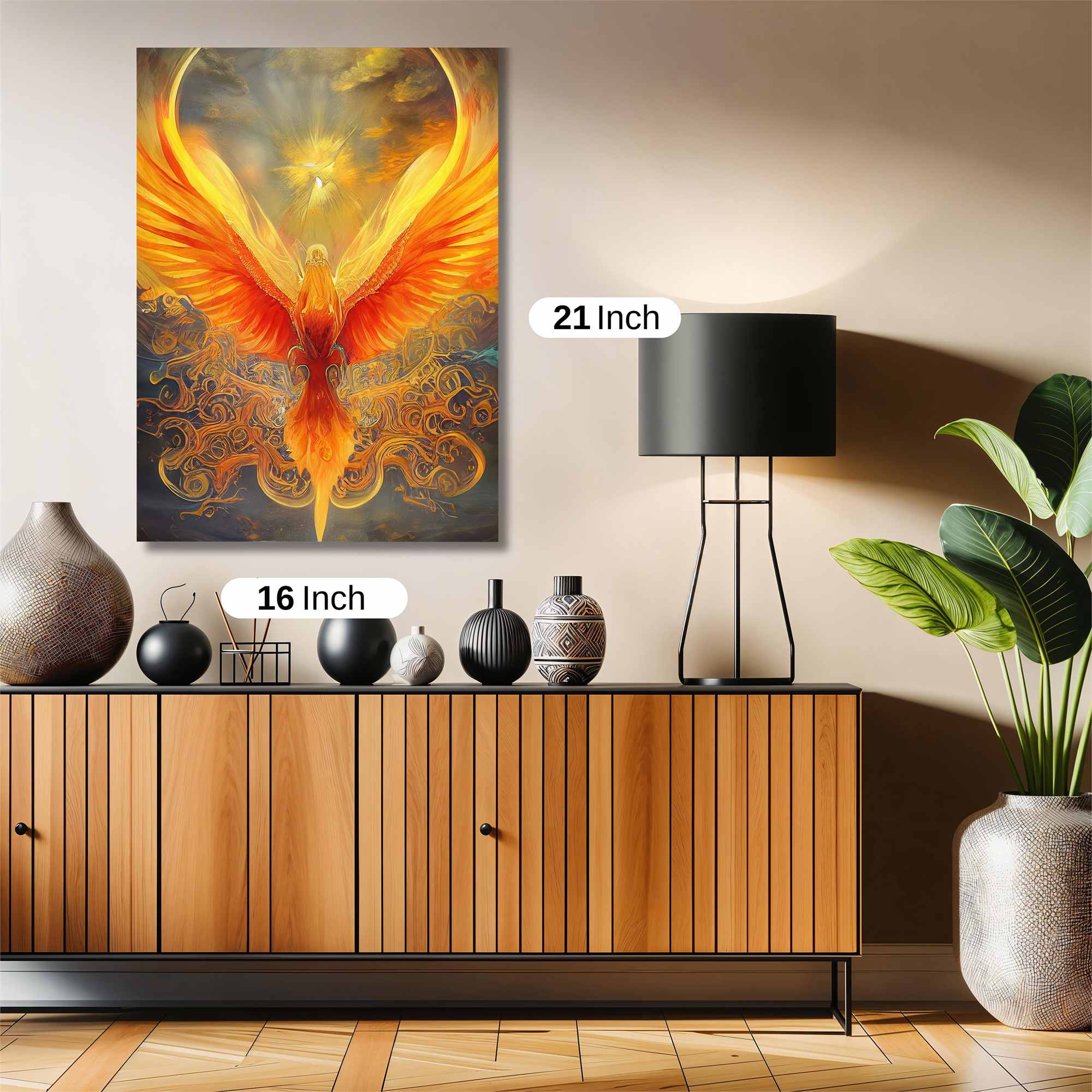 Phoenix Rebirth Safe Wall Magnetic / M