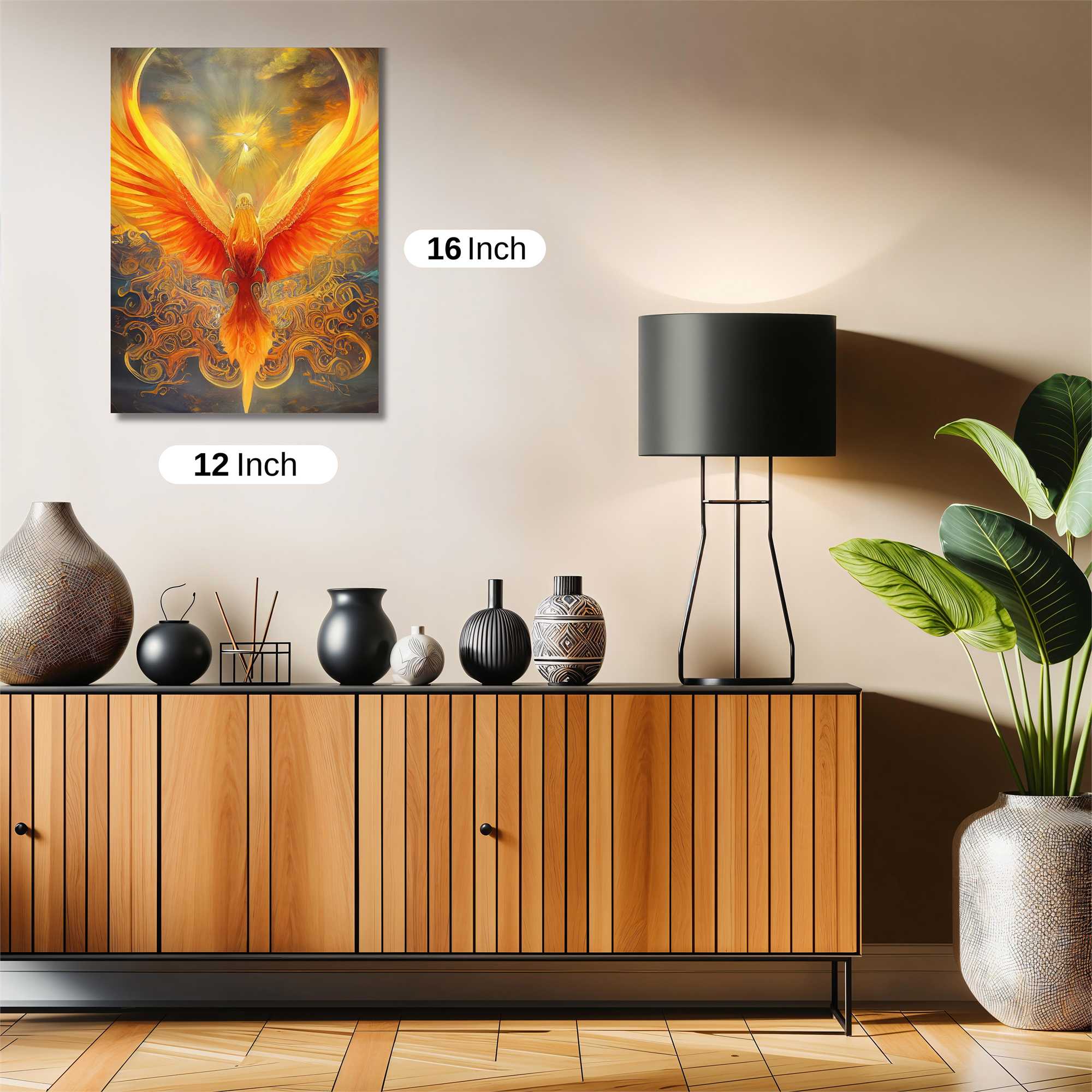 Phoenix Rebirth Safe Wall Magnetic / M