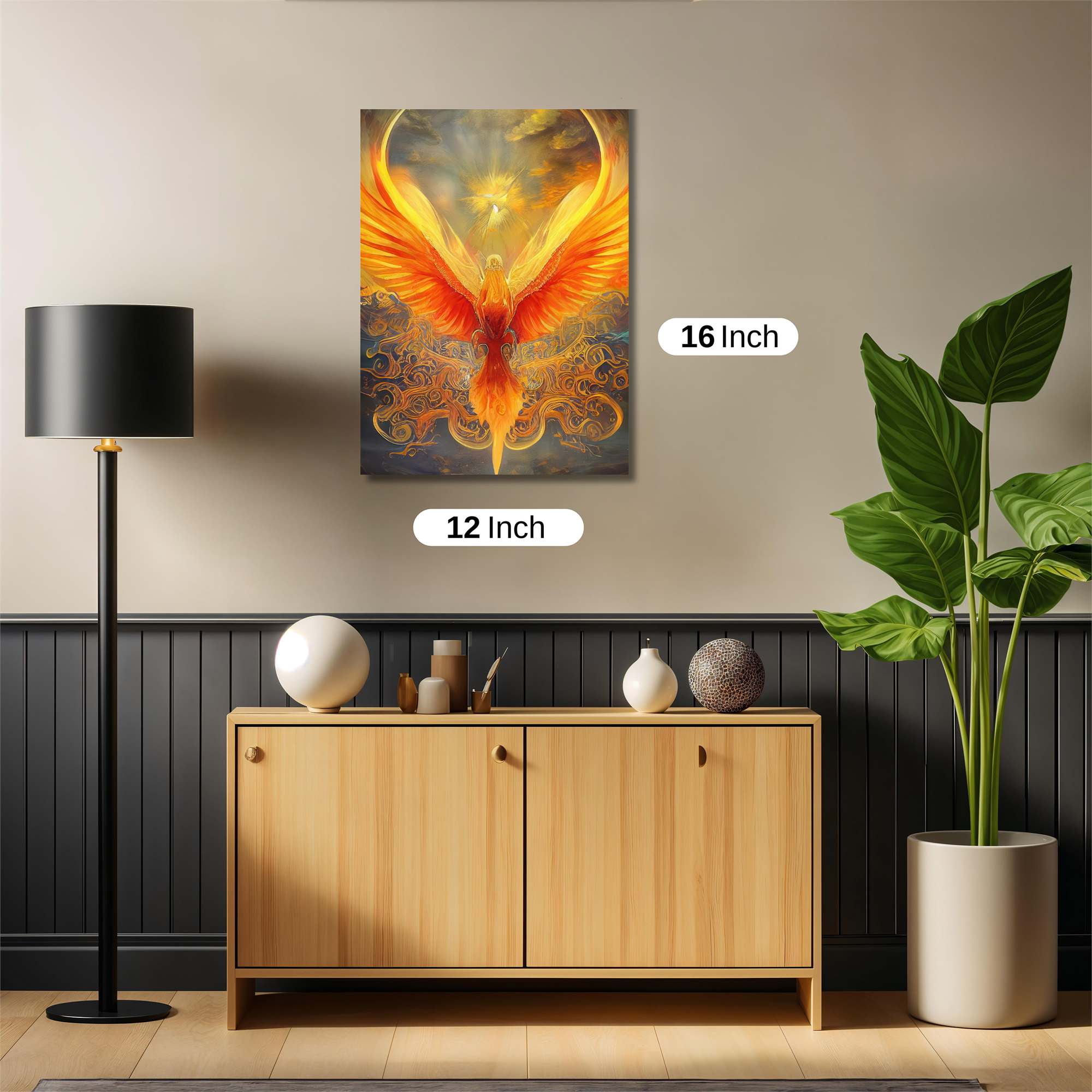 Phoenix Rebirth Safe Wall Magnetic / M