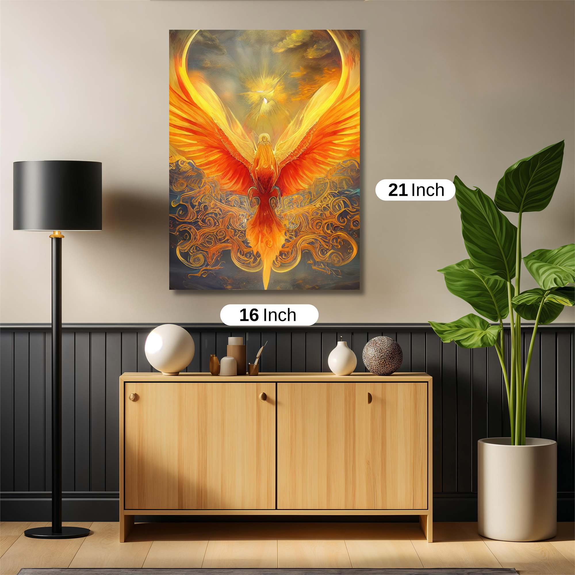 Phoenix Rebirth Safe Wall Magnetic / M